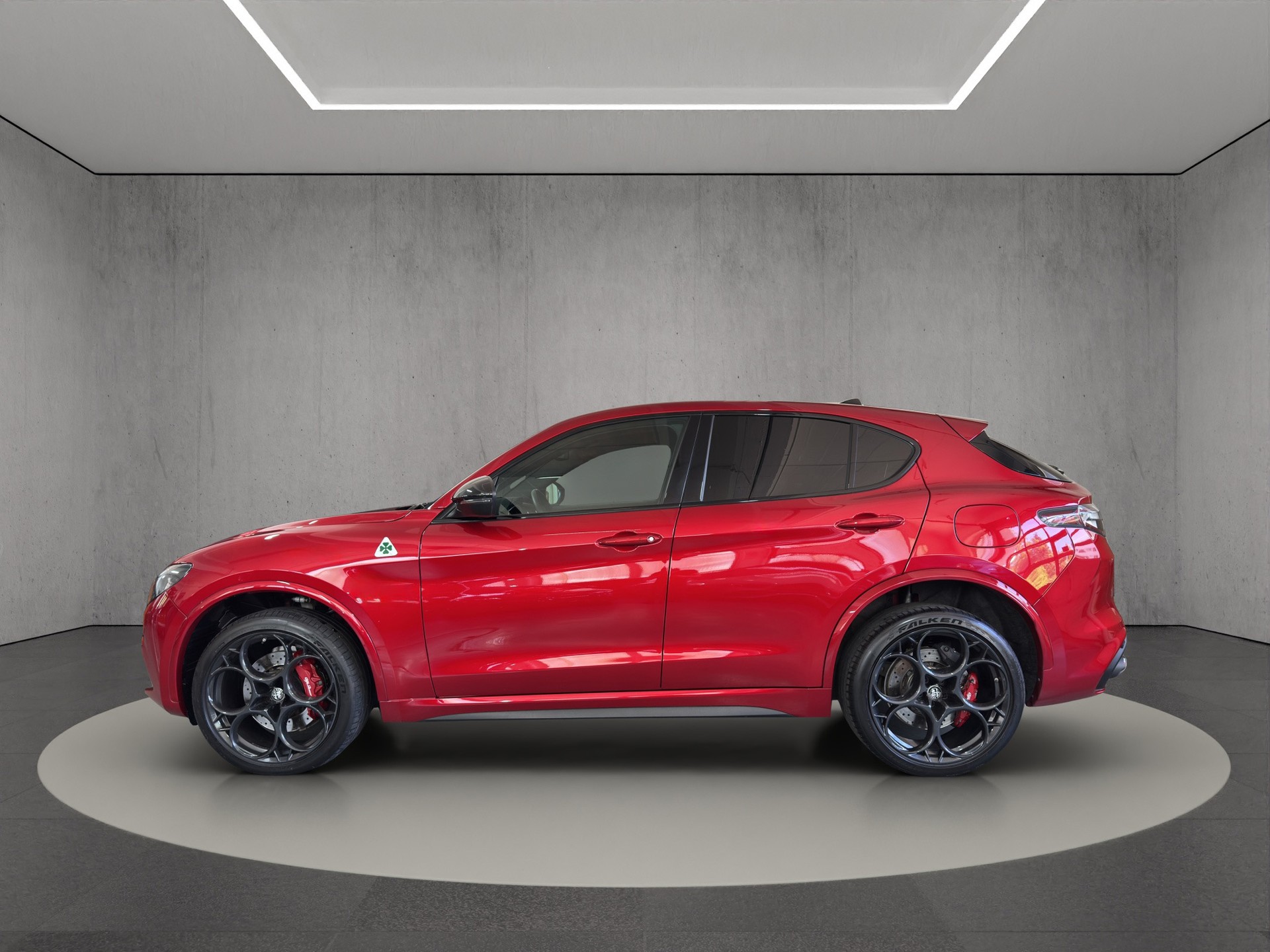 ALFA ROMEO Stelvio 2.9 V6 Quadrifoglio Q4 AT8 "Rosso Etna-Akrapovic"-image-2