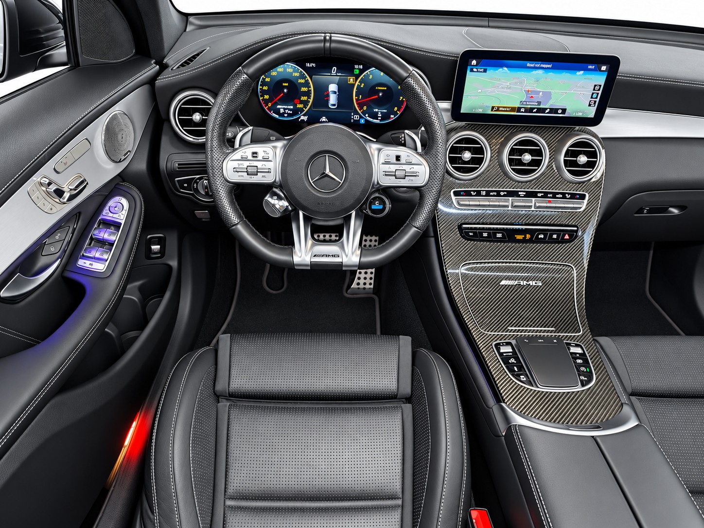 MERCEDES-BENZ GLC 63 S AMG 4m+ Coupé * Schalensitze * CH FZ *-image-10