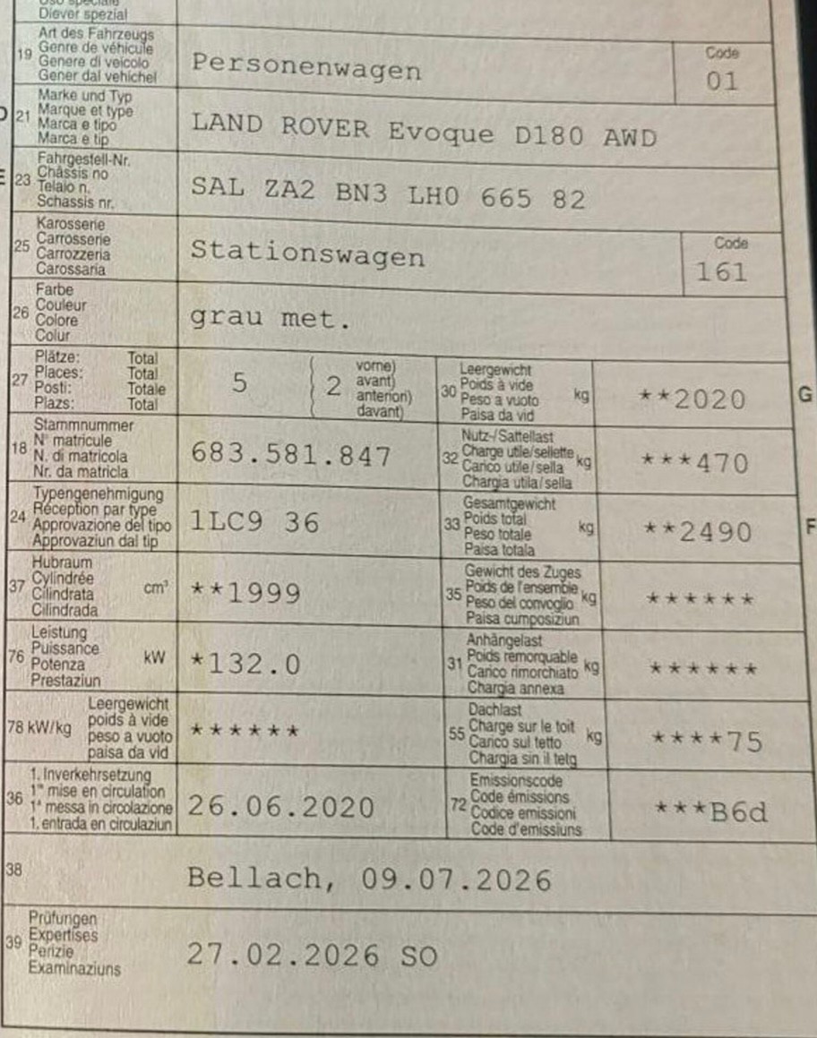 LAND ROVER Range Rover Evoque R-Dynamic D 180 SE AT9-image-11