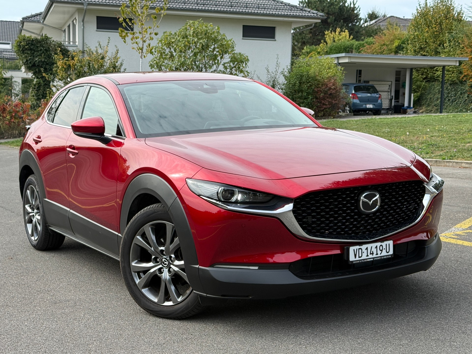 MAZDA CX-30 SKYACTIV-X 186 M Hybrid AWD Revolution Automat - CUIR - NAVIGATION - ANDROID AUTO - APPLE CARPLAY-image-8