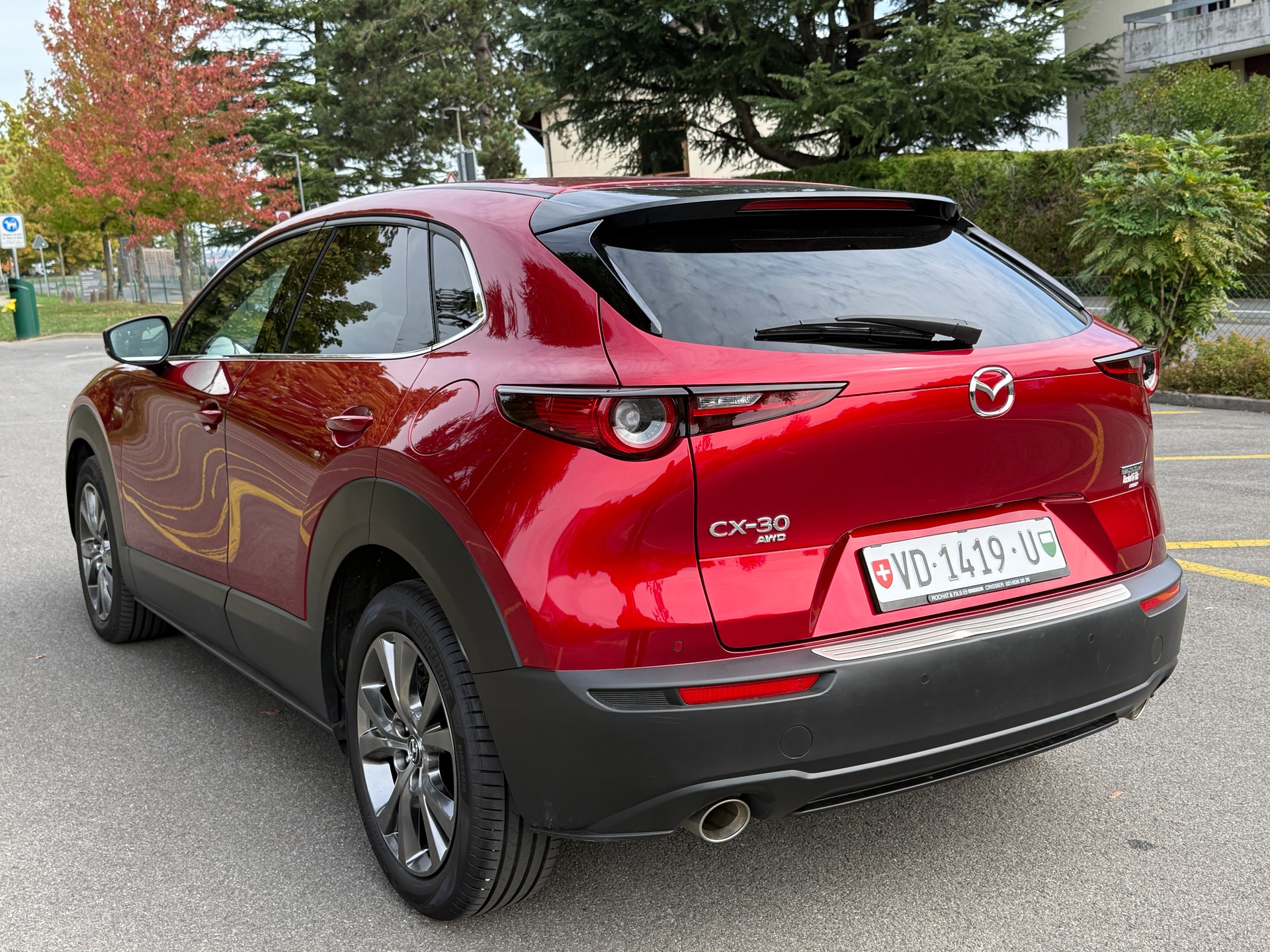 MAZDA CX-30 SKYACTIV-X 186 M Hybrid AWD Revolution Automat - CUIR - NAVIGATION - ANDROID AUTO - APPLE CARPLAY-image-13