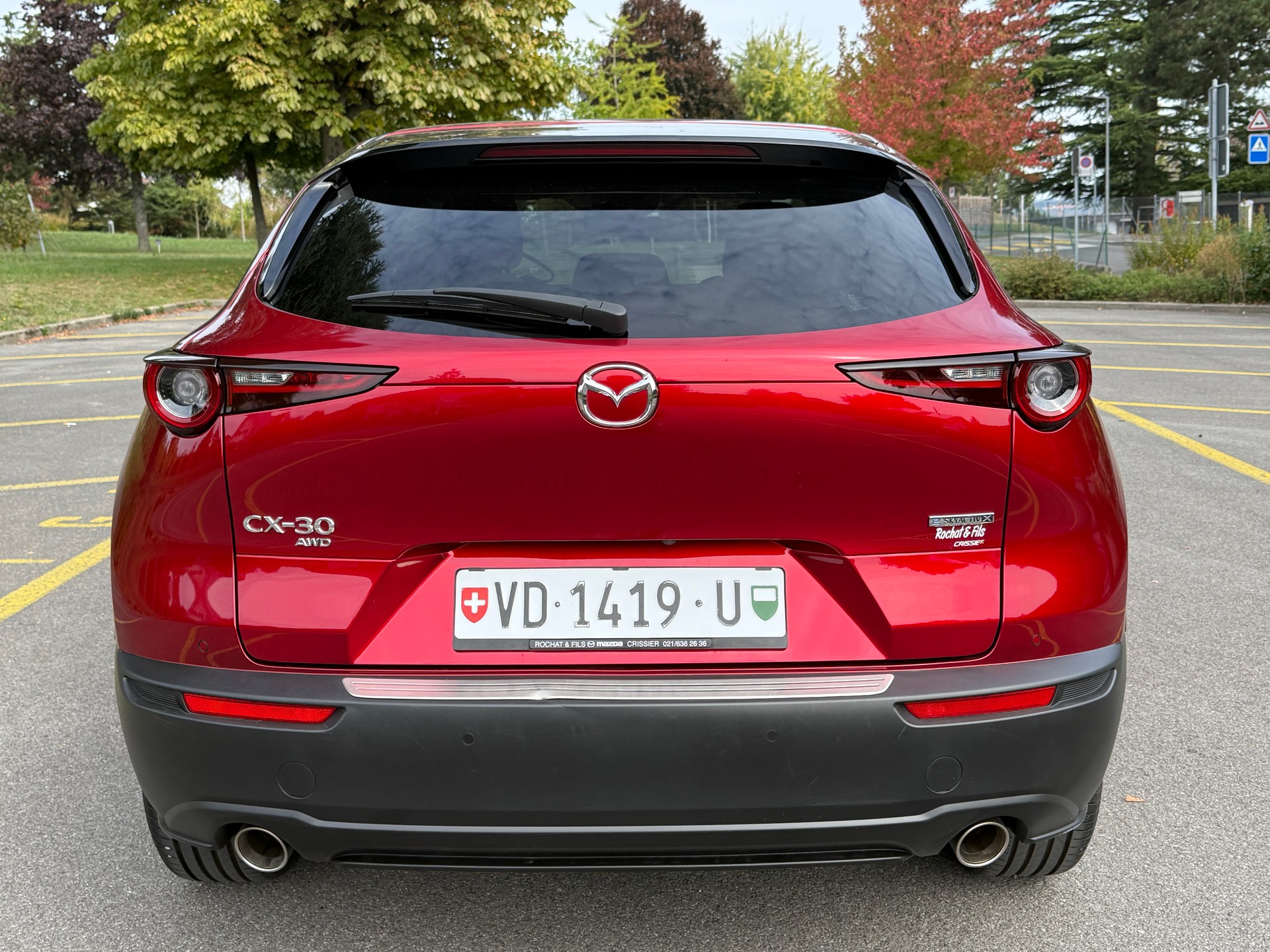 MAZDA CX-30 SKYACTIV-X 186 M Hybrid AWD Revolution Automat - CUIR - NAVIGATION - ANDROID AUTO - APPLE CARPLAY-image-5