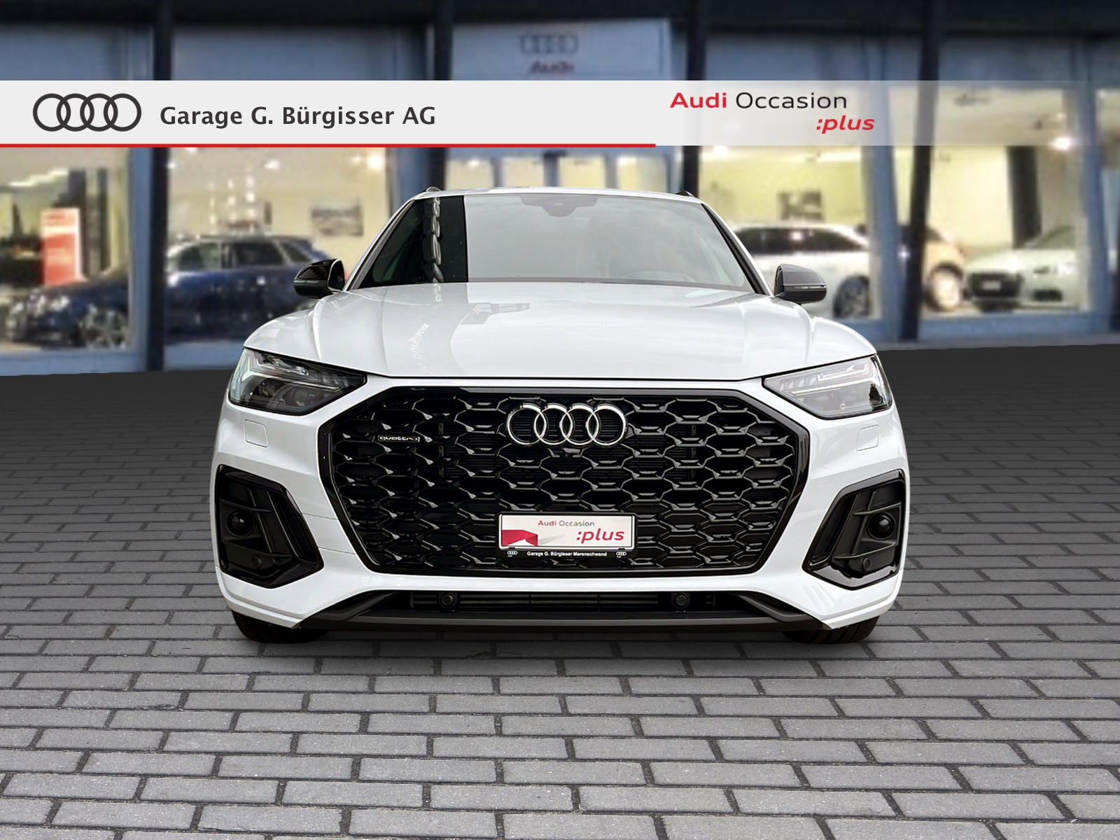 AUDI Q5 Sportback 50 TFSI e PHEV Black Edition quattro S-tronic Gletscherweiss Metallic-image-1