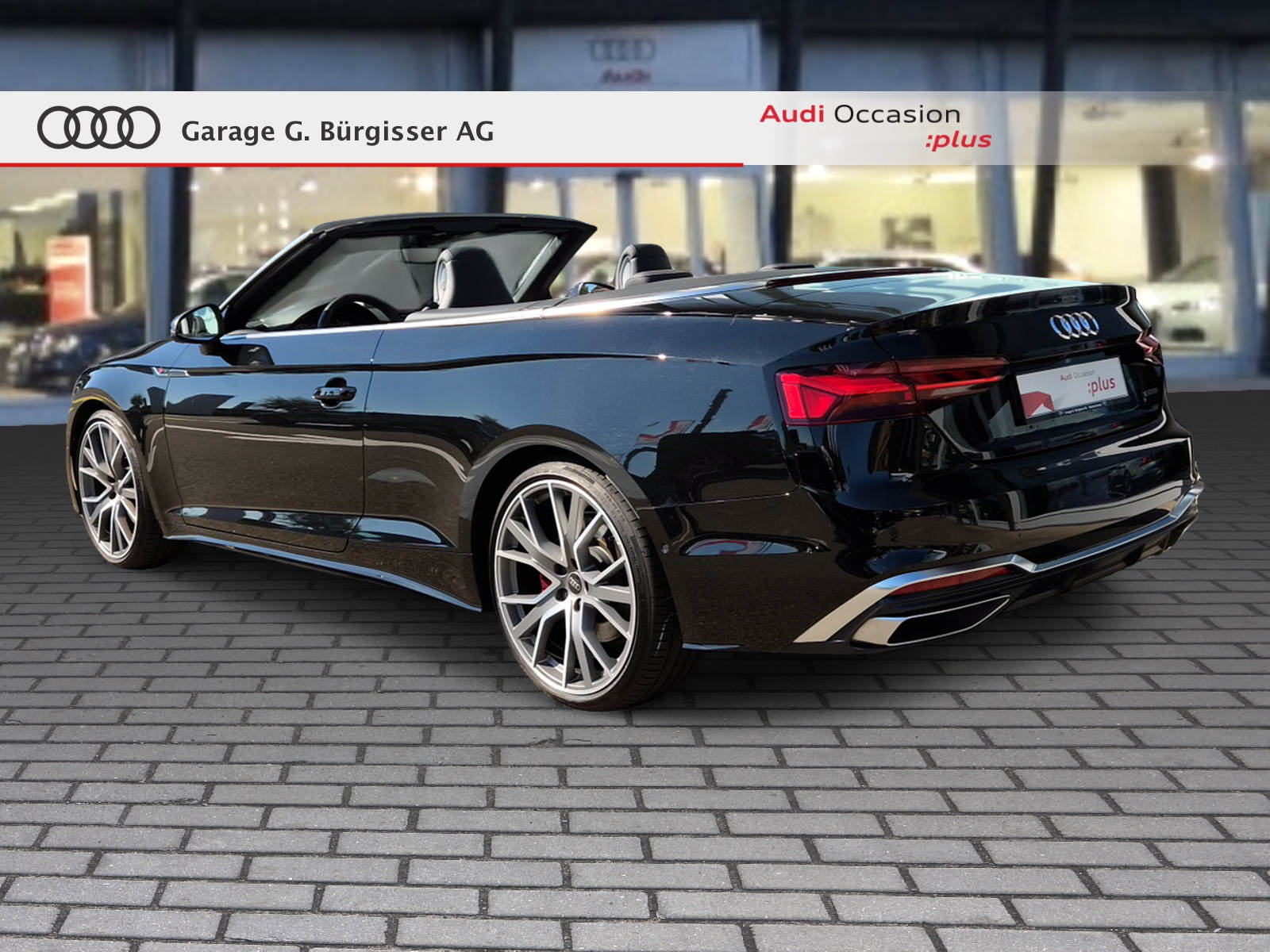 AUDI A5 Cabriolet 45 TFSI S-Line S-tronic quattro Mythosschwarz Metallic-image-3