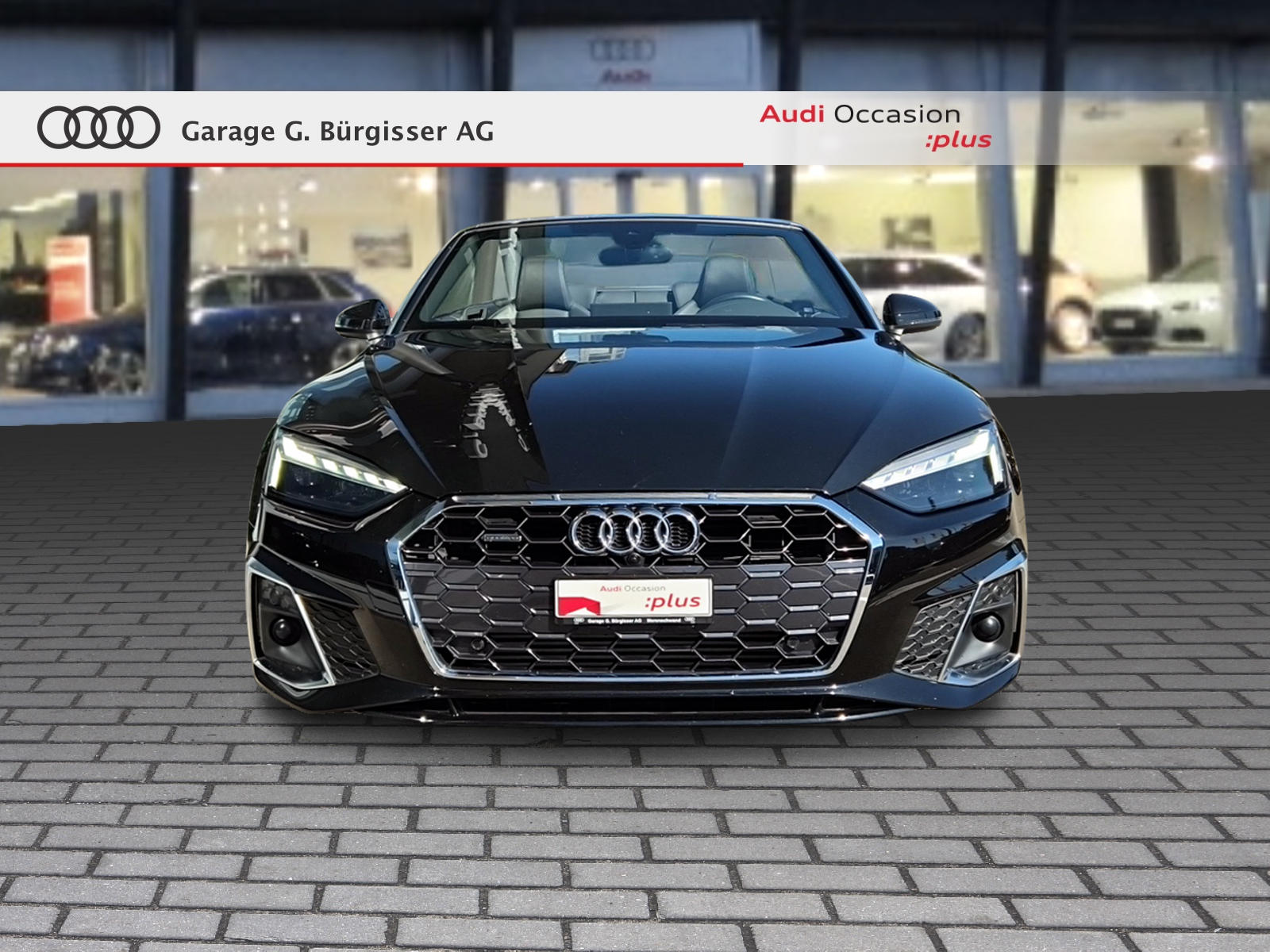 AUDI A5 Cabriolet 45 TFSI S-Line S-tronic quattro Mythosschwarz Metallic-image-1
