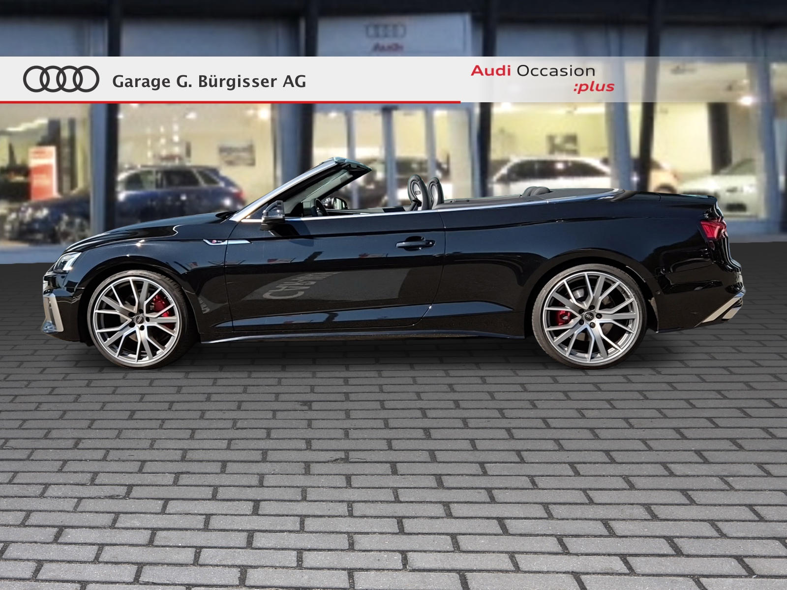 AUDI A5 Cabriolet 45 TFSI S-Line S-tronic quattro Mythosschwarz Metallic-image-2