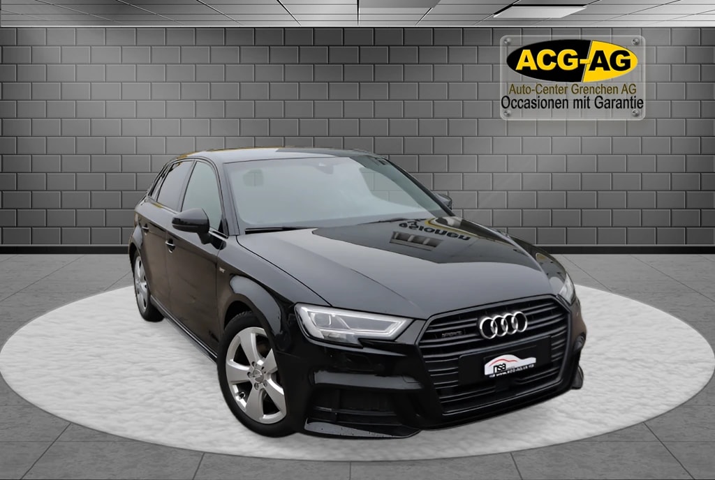 AUDI A3 Sportback 40 TDI Sport Attraction quattro S-tronic ** 184 PS ** Teil-Leder ** Navi ** Kamera ** Totwinkel-Assist **-image-0