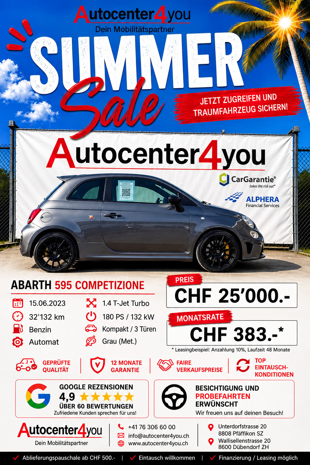 FIAT 695 1.4 16V Turbo Abarth 695 Competizione Dualogic-image-0