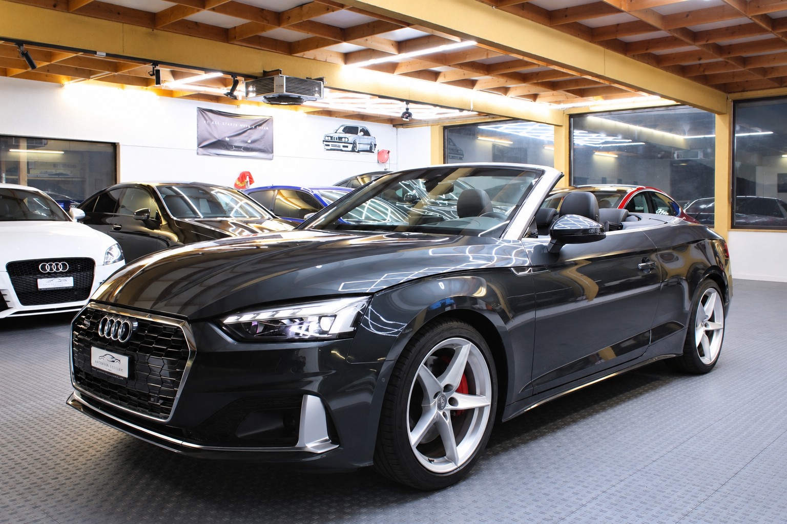 AUDI A5 Cabriolet 45 TFSI advanced quattro 3x S-Line / MASSAGE / Bang & Olufsen-image-2