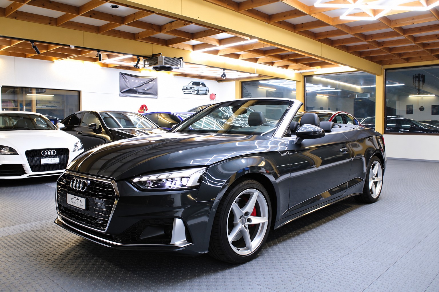 AUDI A5 Cabriolet 45 TFSI advanced quattro 3x S-Line / MASSAGE / Bang & Olufsen-image-3