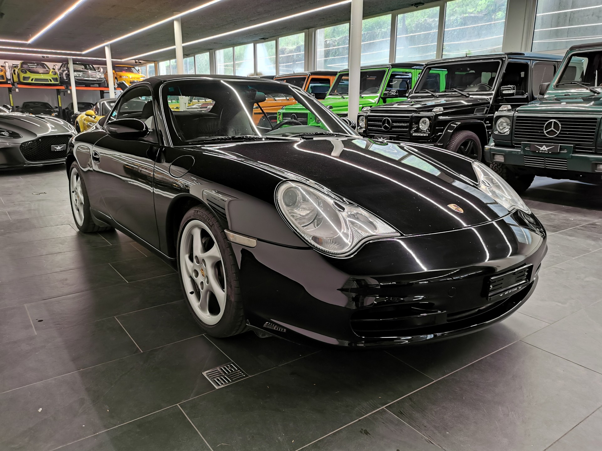 PORSCHE 911 Carrera 4 Cabrio 996 320 PS KLASSIKER FACELIFT ALL BLACK EXKLUSIVE AUTO CH-AUTO, AUSTAUSCHMOTOR PORSCHE LEDER-image-4