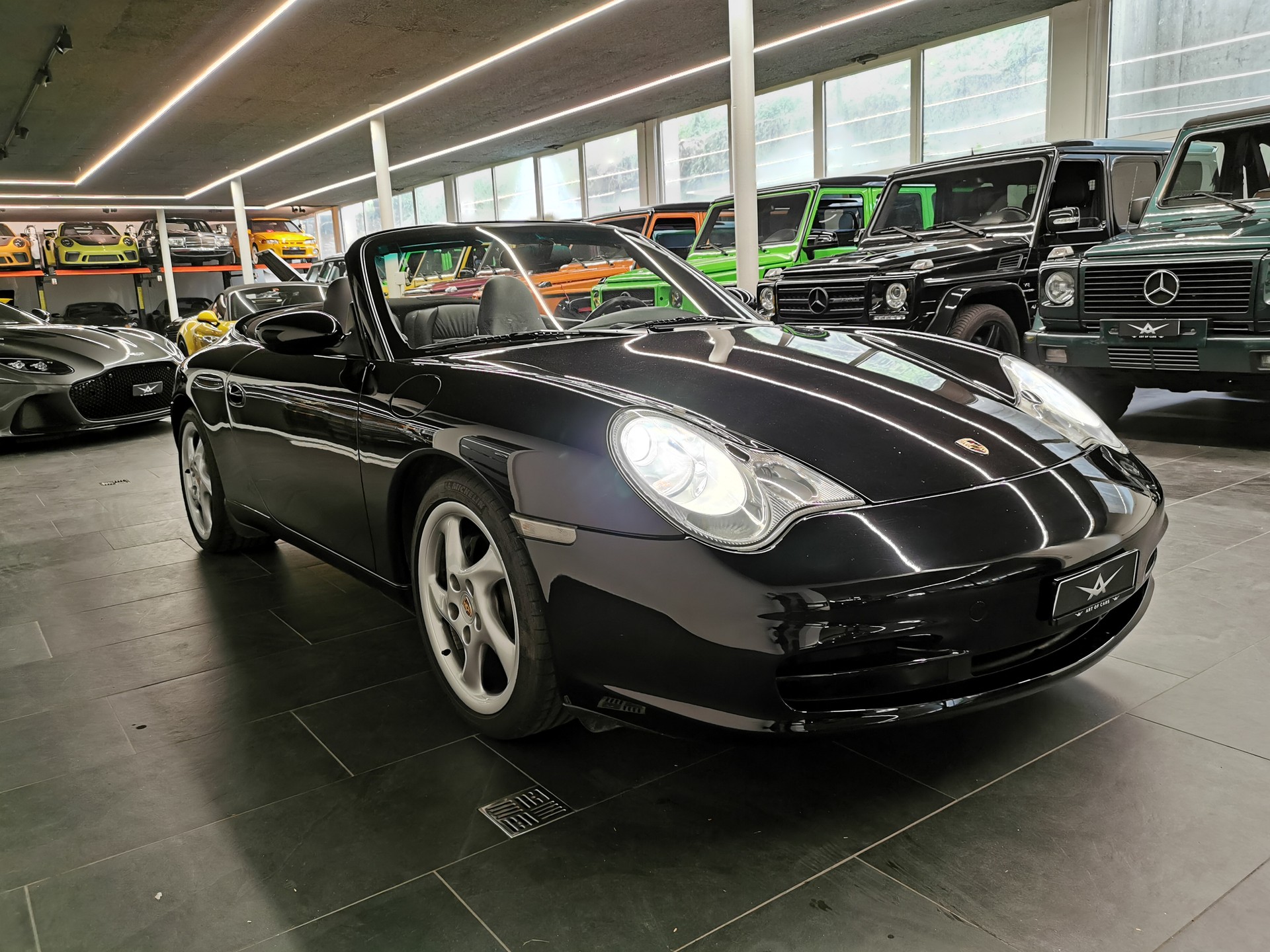 PORSCHE 911 Carrera 4 Cabrio 996 320 PS KLASSIKER FACELIFT ALL BLACK EXKLUSIVE AUTO CH-AUTO, AUSTAUSCHMOTOR PORSCHE LEDER-image-11