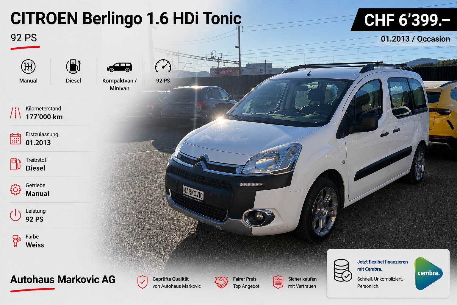 CITROEN Berlingo 1.6 HDi Tonic-image-0