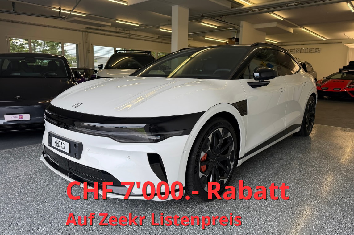 ZEEKR 7GT 100kWh Prvilege Launch Edition AWD "Crystal White" 10J / 200'000km Werksgarantie