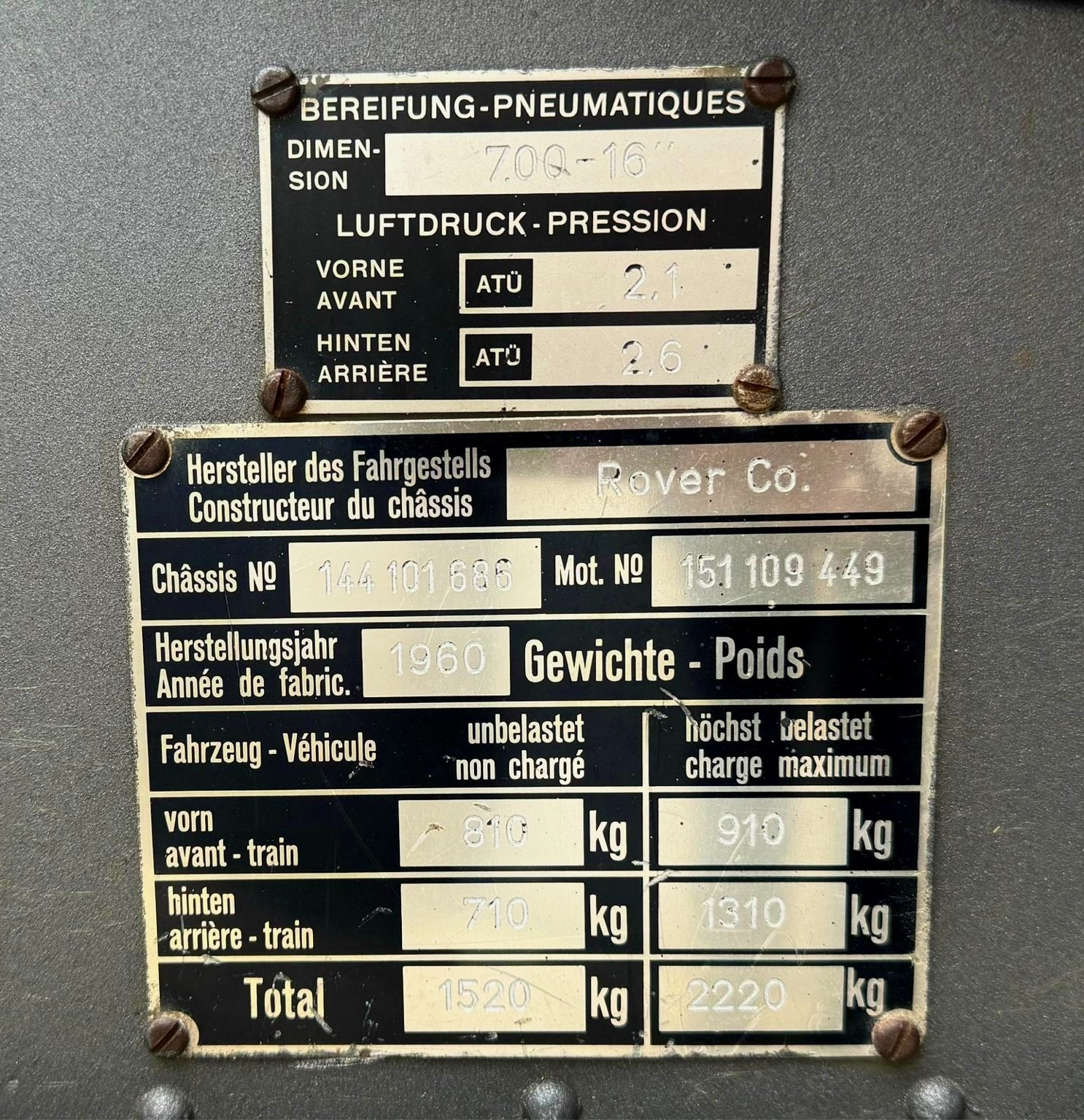 LAND ROVER 88 - 110 Serie 1 // VETERAN //-image-11