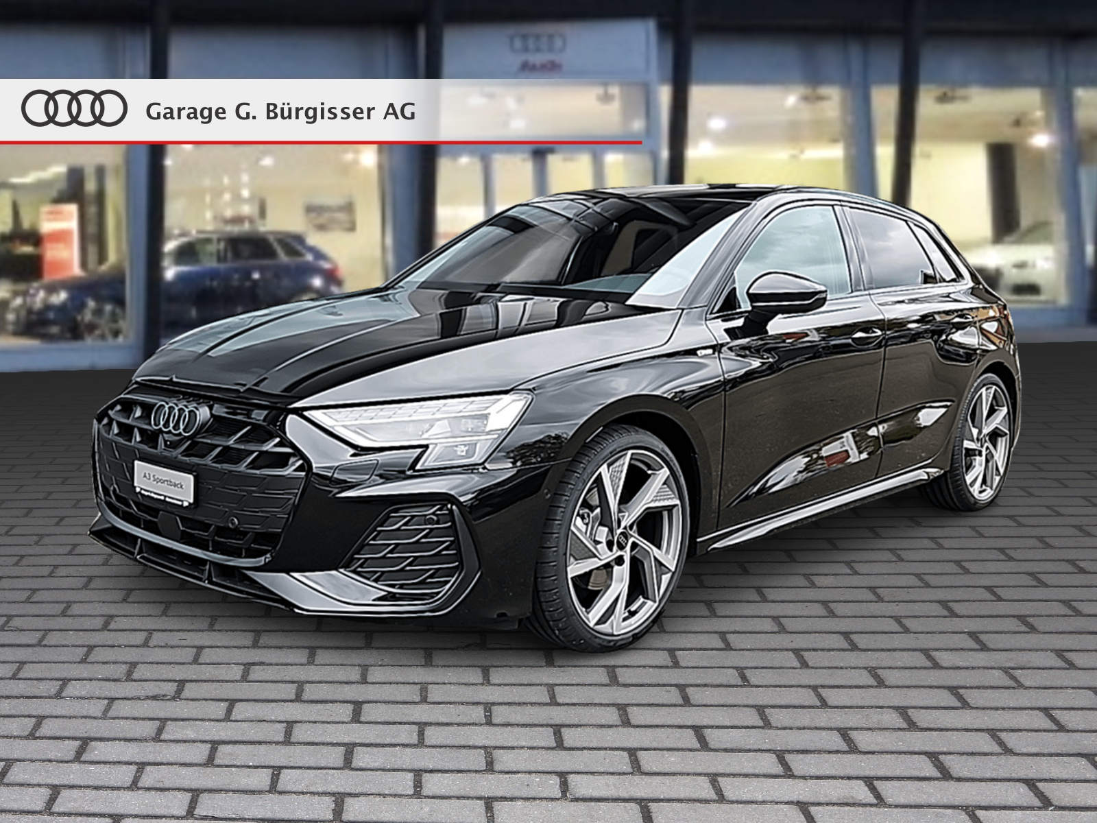 AUDI A3 Sportback TFSI 110 kW S line Attraction S tronic Mythosschwarz Metallic-image-0