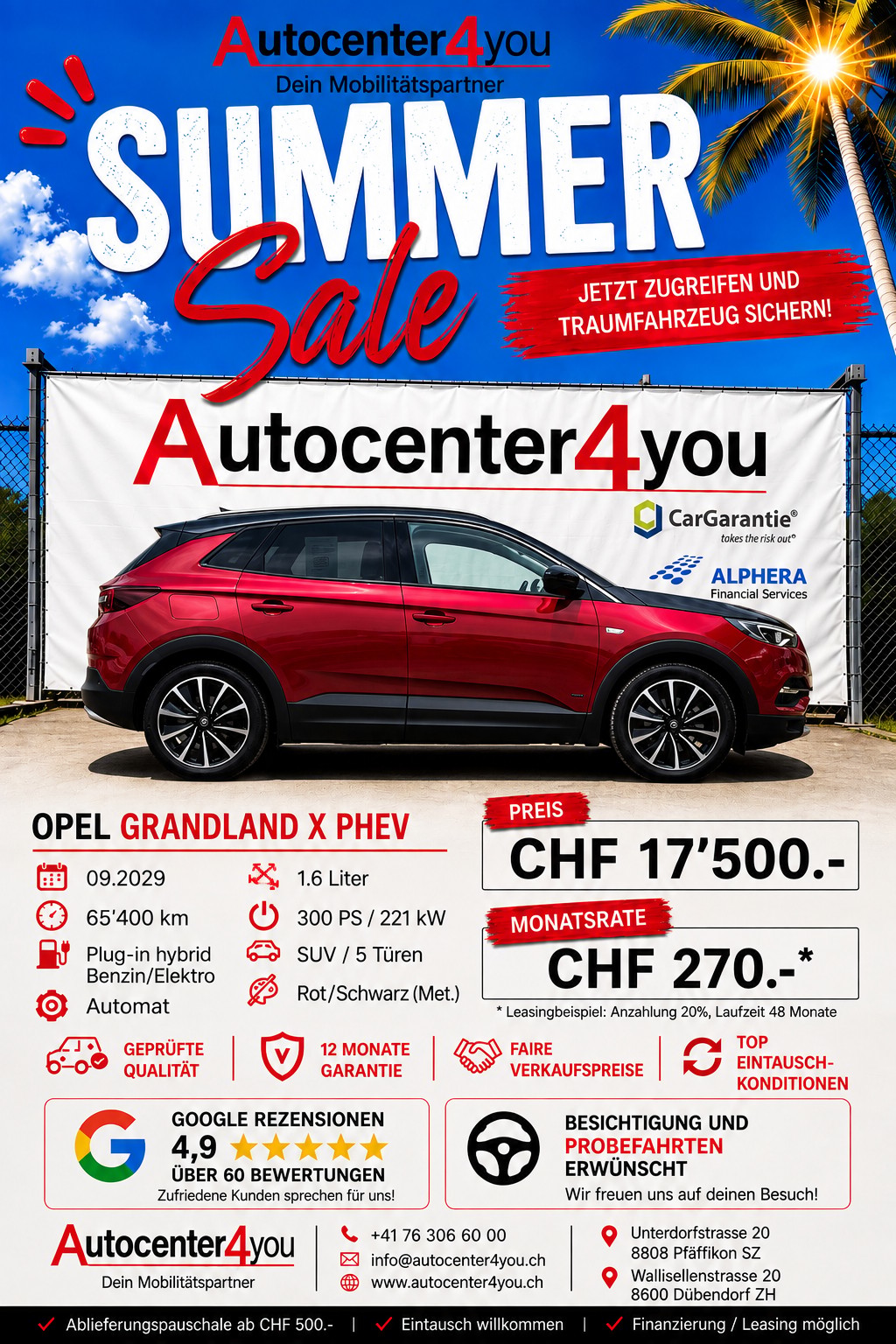 OPEL Grandland X 1.6 Hybrid4 Ultimate Automatik-image-0