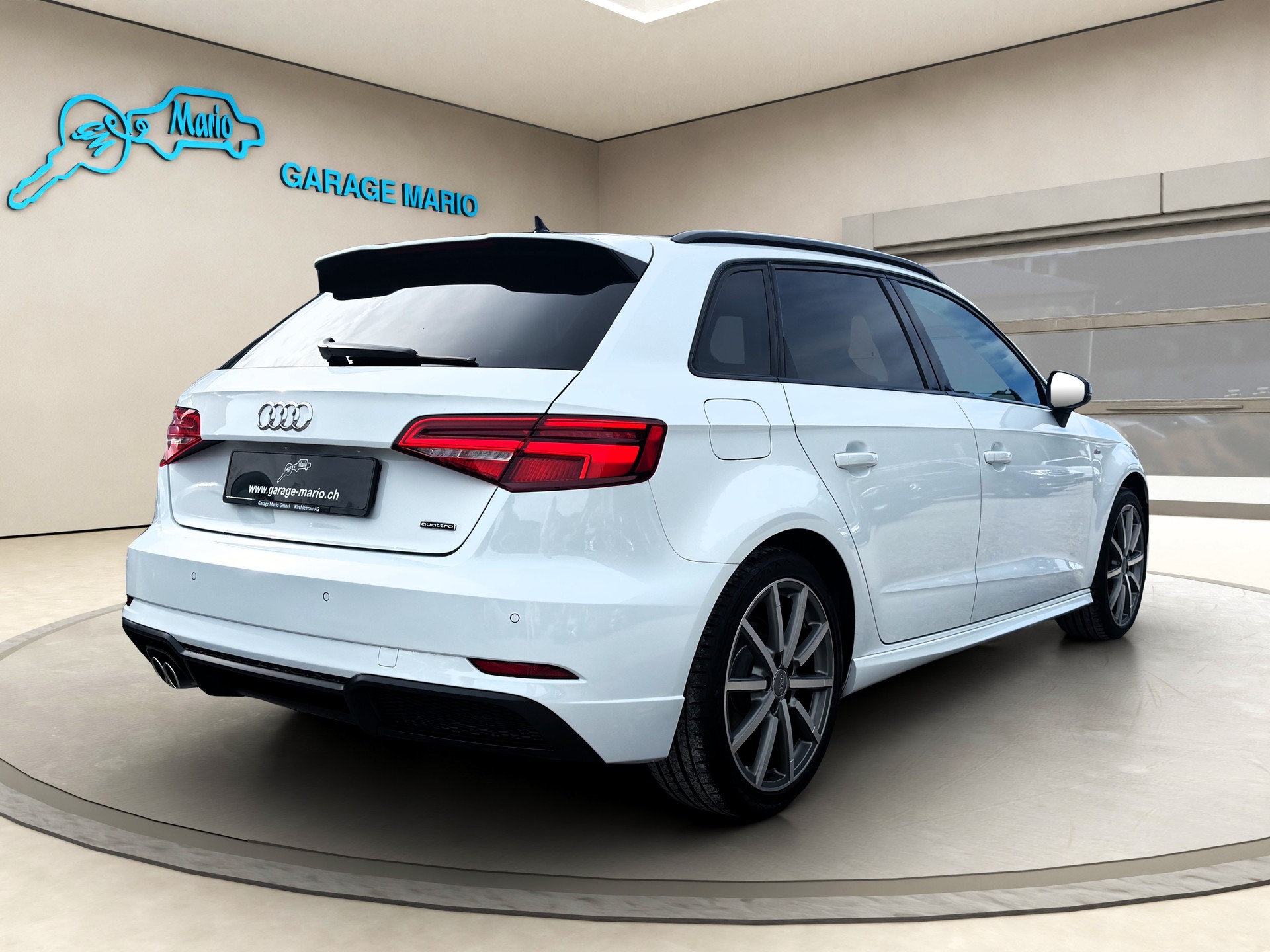 AUDI A3 Sportback❗S-LINE❗40 TFSI Sport quattro S-tronic ✅Frisch ab MFK & 8-fach bereift auf ALU✅-image-4