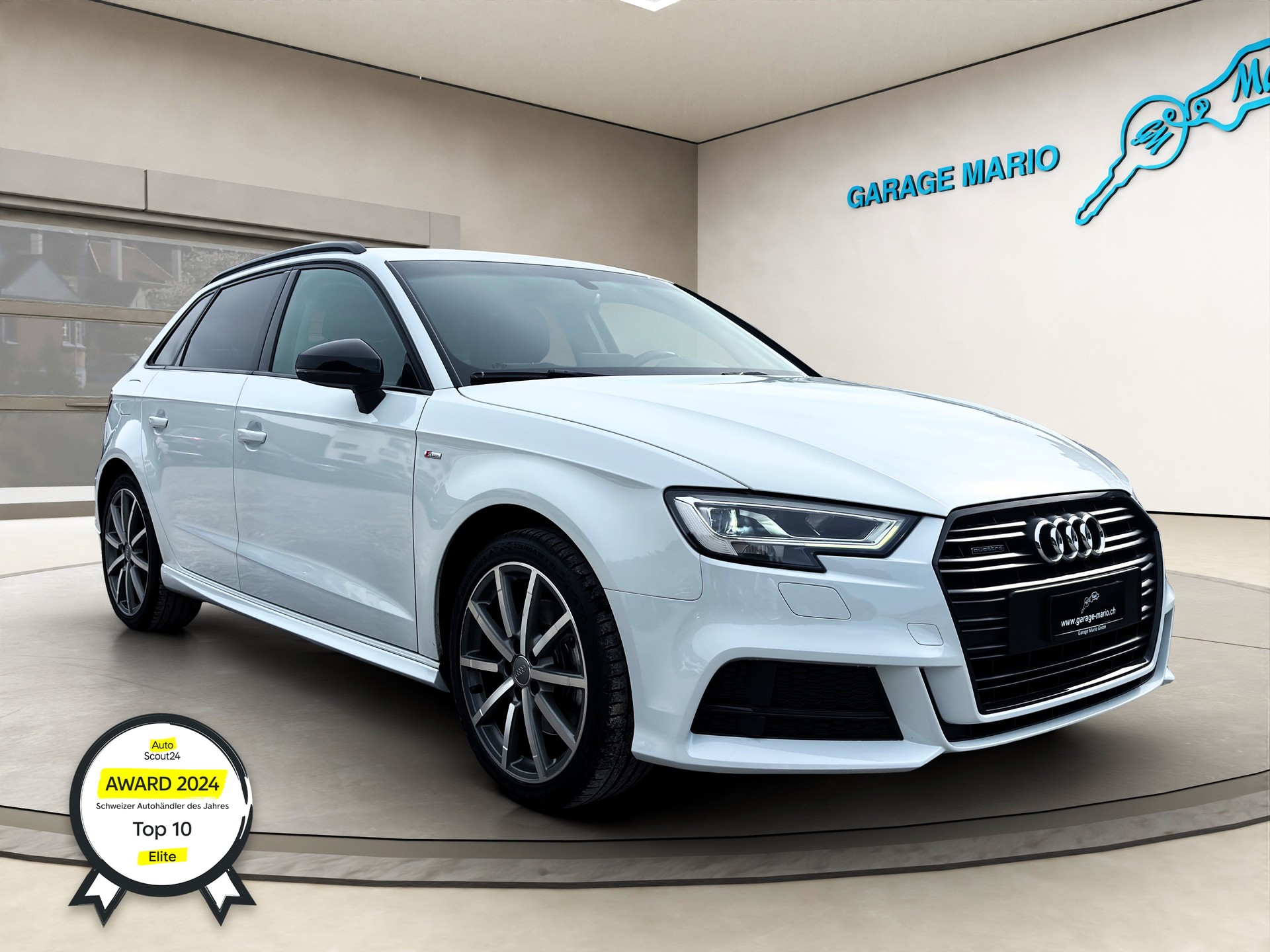 AUDI A3 Sportback❗S-LINE❗40 TFSI Sport quattro S-tronic ✅Frisch ab MFK & 8-fach bereift auf ALU✅