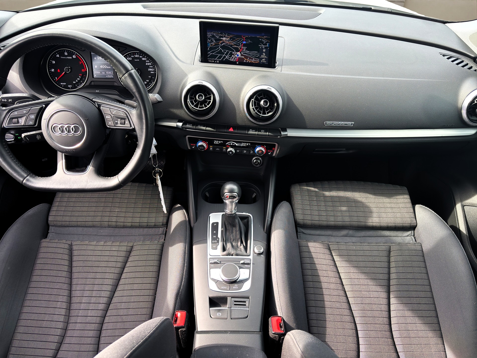 AUDI A3 Sportback❗S-LINE❗40 TFSI Sport quattro S-tronic ✅Frisch ab MFK & 8-fach bereift auf ALU✅-image-7