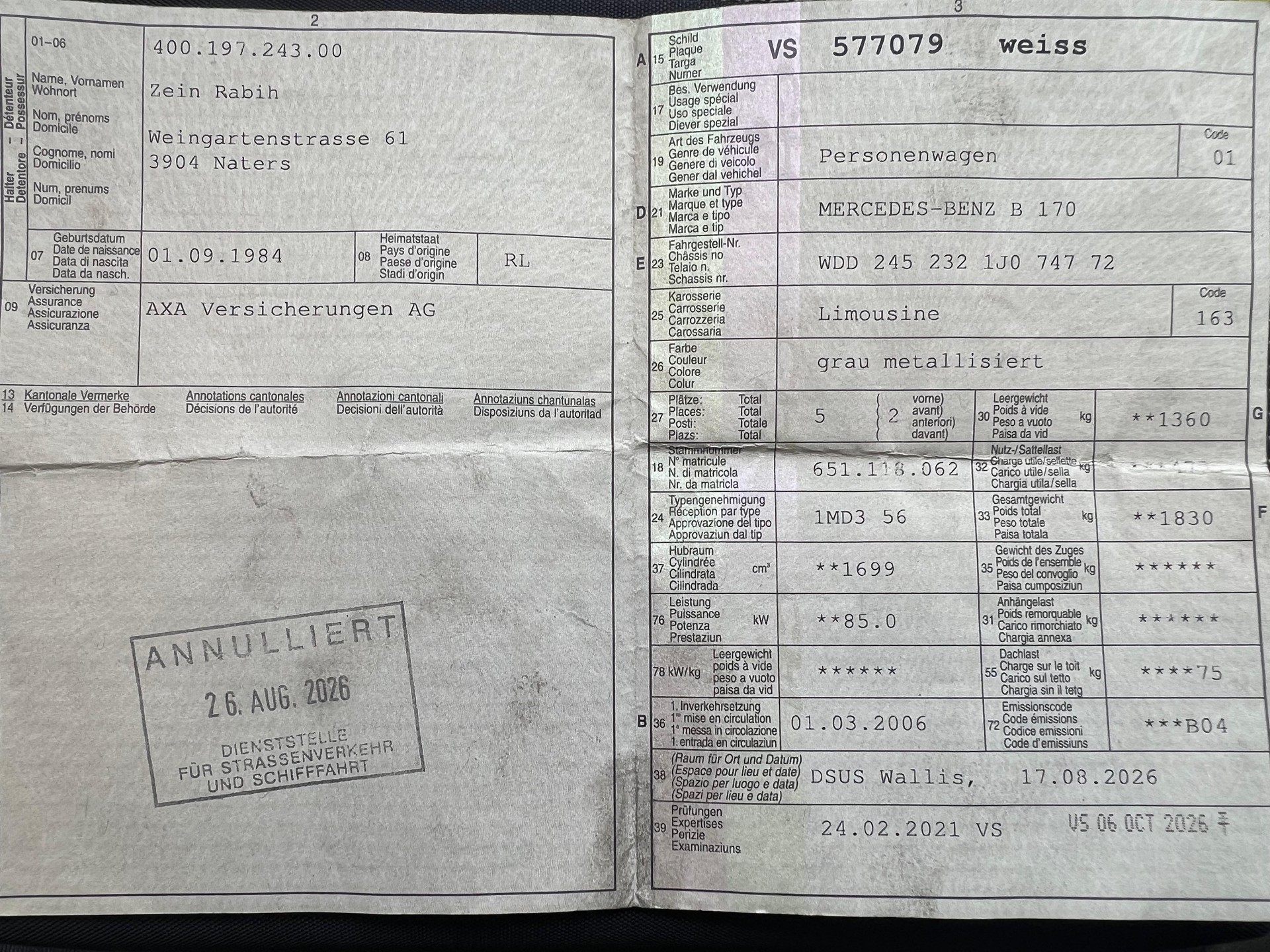 MERCEDES-BENZ B 170-image-13