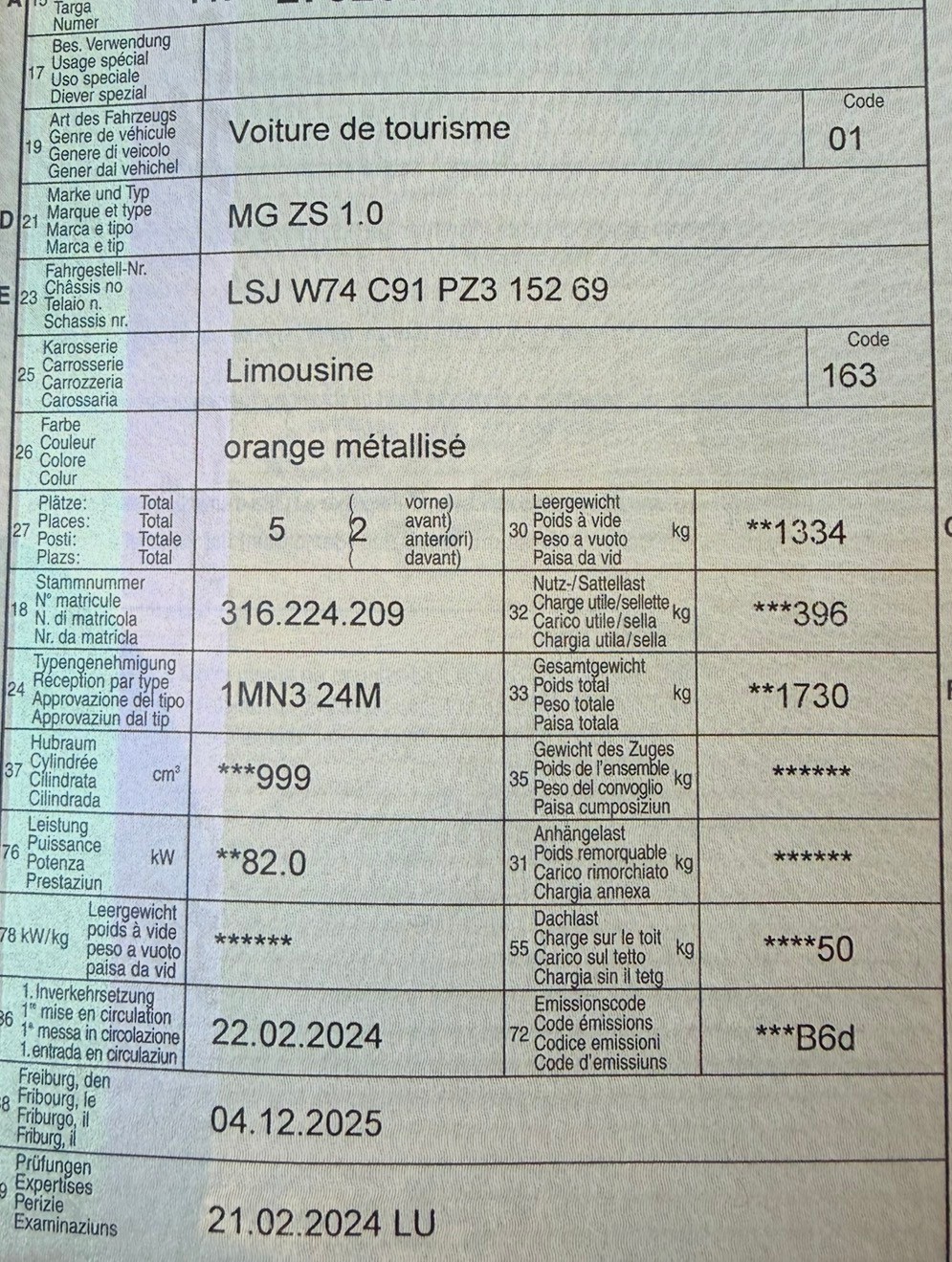 MG MG ZS 1.0 T-GDI Luxury Automatique – 2024 – 18’009 km-image-5