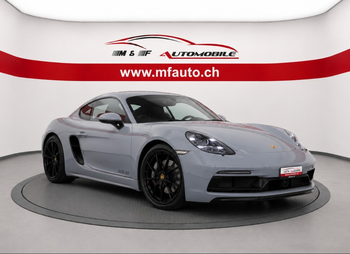 PORSCHE Cayman 718 4.0 GTS PDK CH FAHRZEUG AUS 1. HAND-showroom-element-1