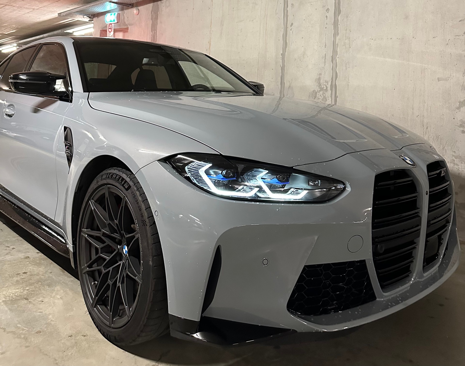 BMW M3 Competition M xDrive // Leasing dès 825.- // M Carbone Schalenstize // Brooklyn Grey Metallic // Garantie BMW 02/2028-image-15