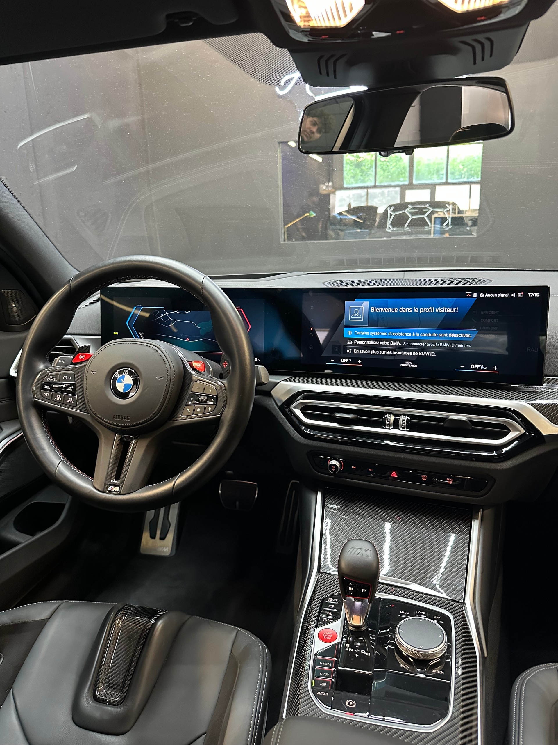 BMW M3 Competition M xDrive // Leasing dès 825.- // M Carbone Schalenstize // Brooklyn Grey Metallic // Garantie BMW 02/2028-image-10