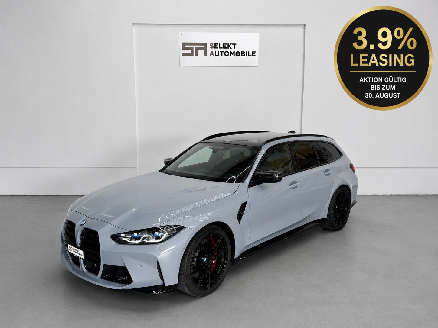 BMW M3 Touring xDrive Competition M | CH-Fahrzeug | Brooklyn Grau Met. | Carbon Paket-image-0