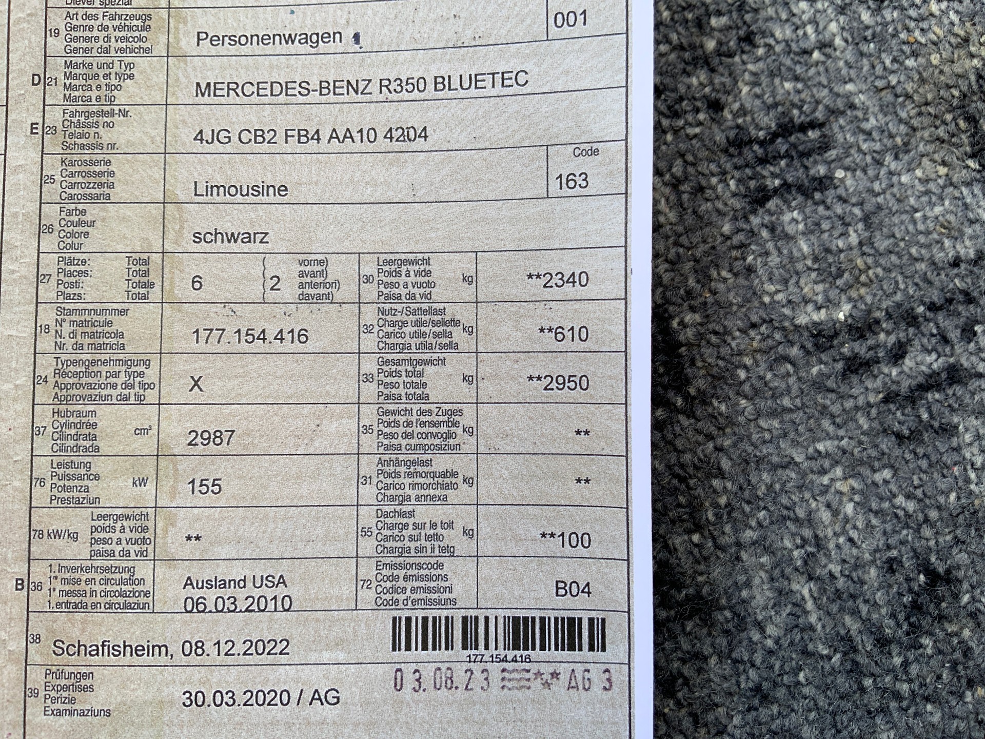 MERCEDES-BENZ MERCEDES-BENZ R 350 BLUETEC-image-15