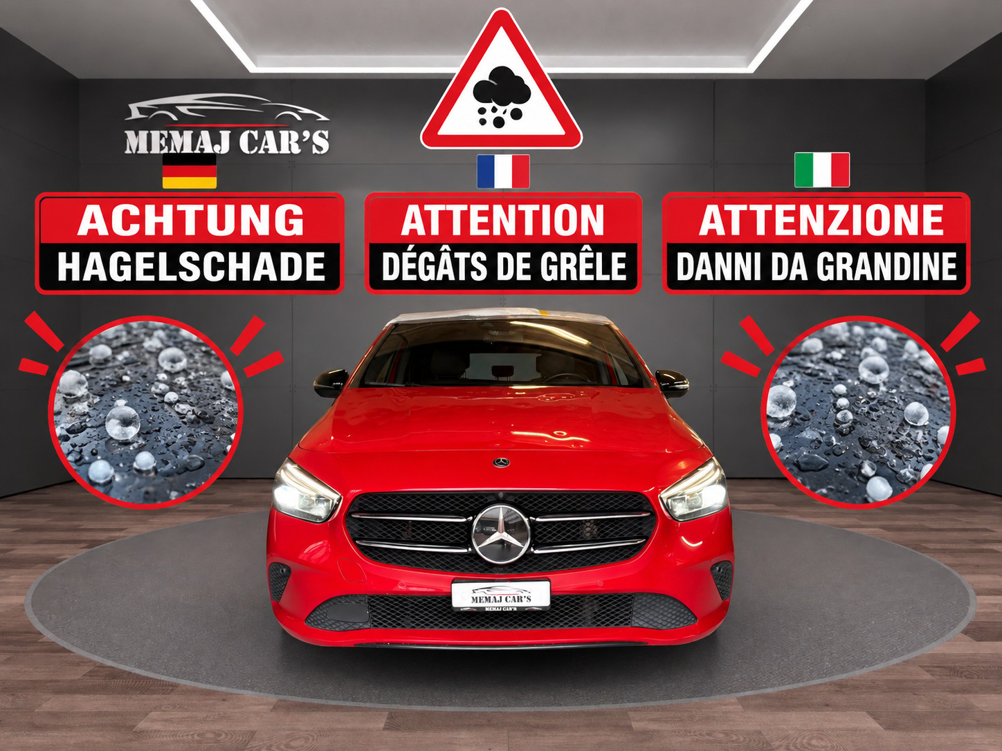 MERCEDES-BENZ B 180 Progressive 7G-DCT Hagelschaden-image-0
