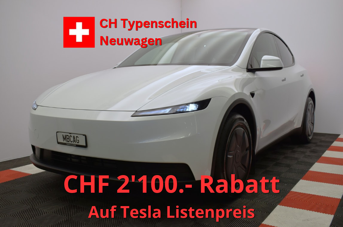 TESLA Model Y 534km WLTP, CH IVI, 2026er Facelift mit schwarzem Dachhimmel und neuem 16 Zoll Monitor-image-0