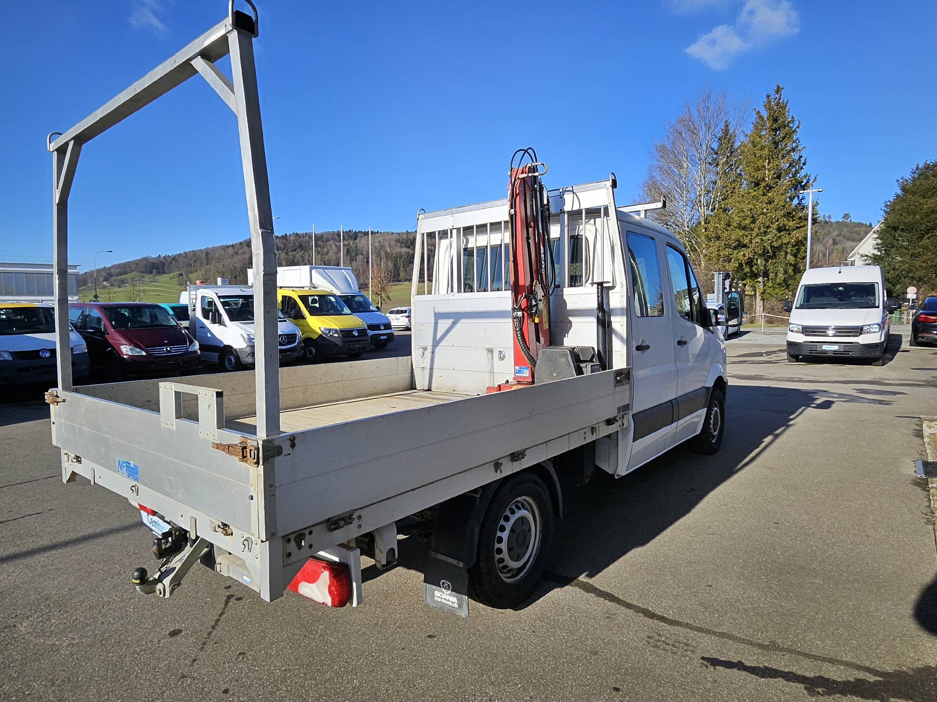 VW Crafter 35 DKab.-Ch. 3665 2.0 TDI 109 * Klima * 7- Plätzer * Frisch ab MFK *-image-4