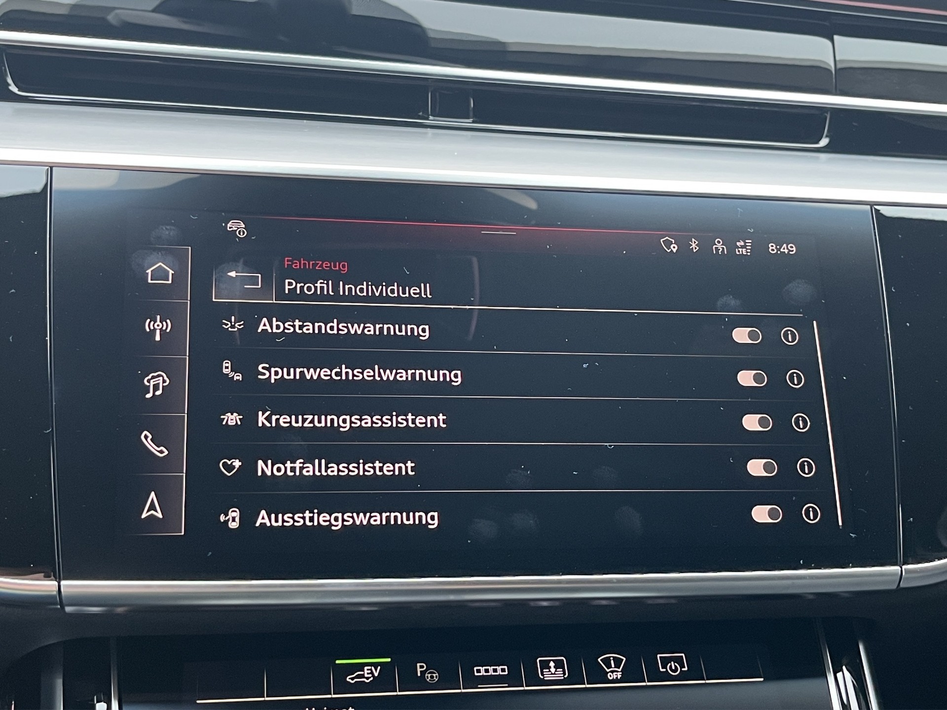AUDI A8 60 TFSI e quattro tiptronic*S-Sportsitze PLUS, AHK, B&O Advanced, Allradlenkung, Optikpaket-schwarz, (5-Jahre Garantie)-image-28