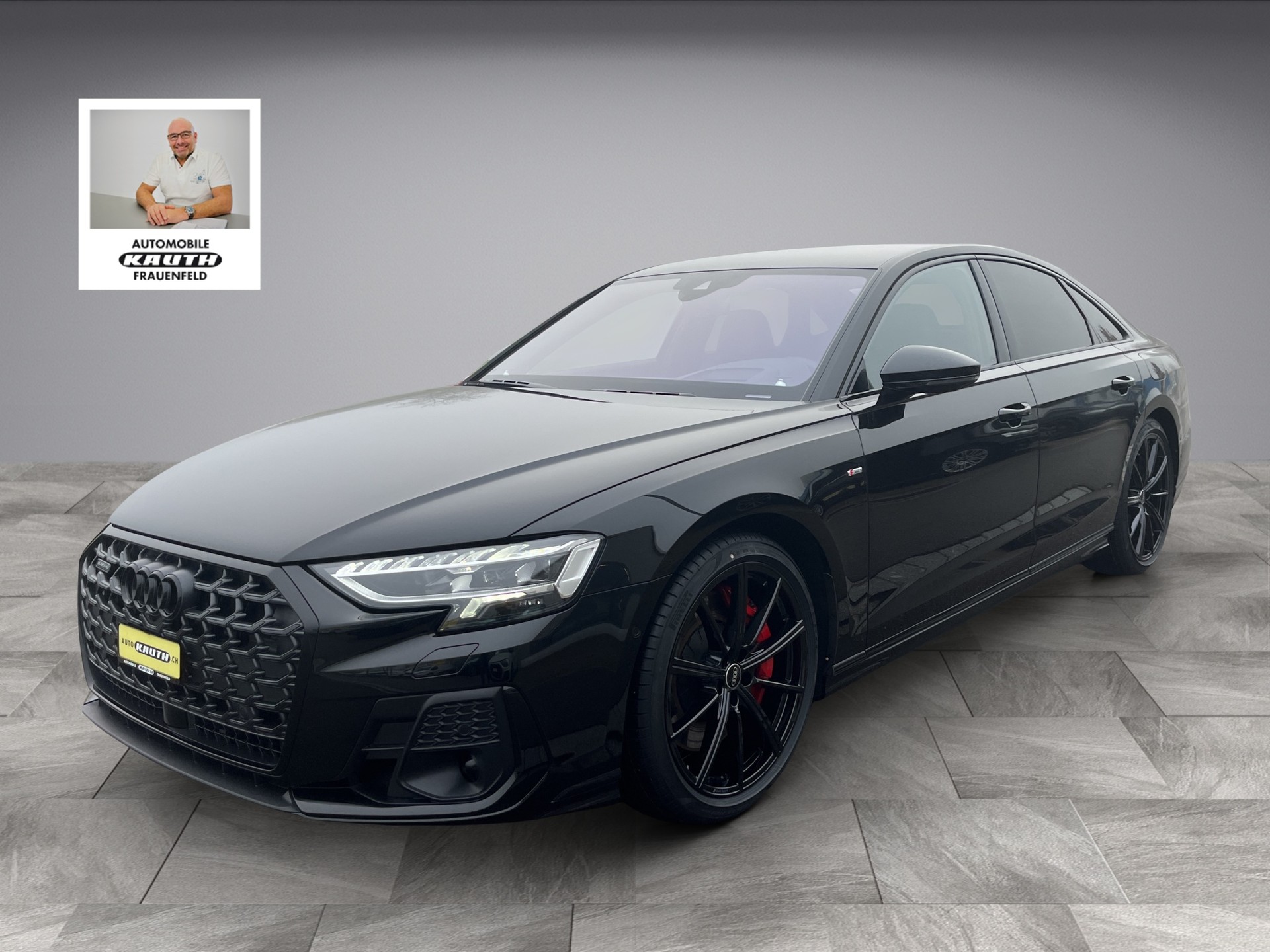 AUDI A8 60 TFSI e quattro tiptronic*S-Sportsitze PLUS, AHK, B&O Advanced, Allradlenkung, Optikpaket-schwarz, (5-Jahre Garantie)