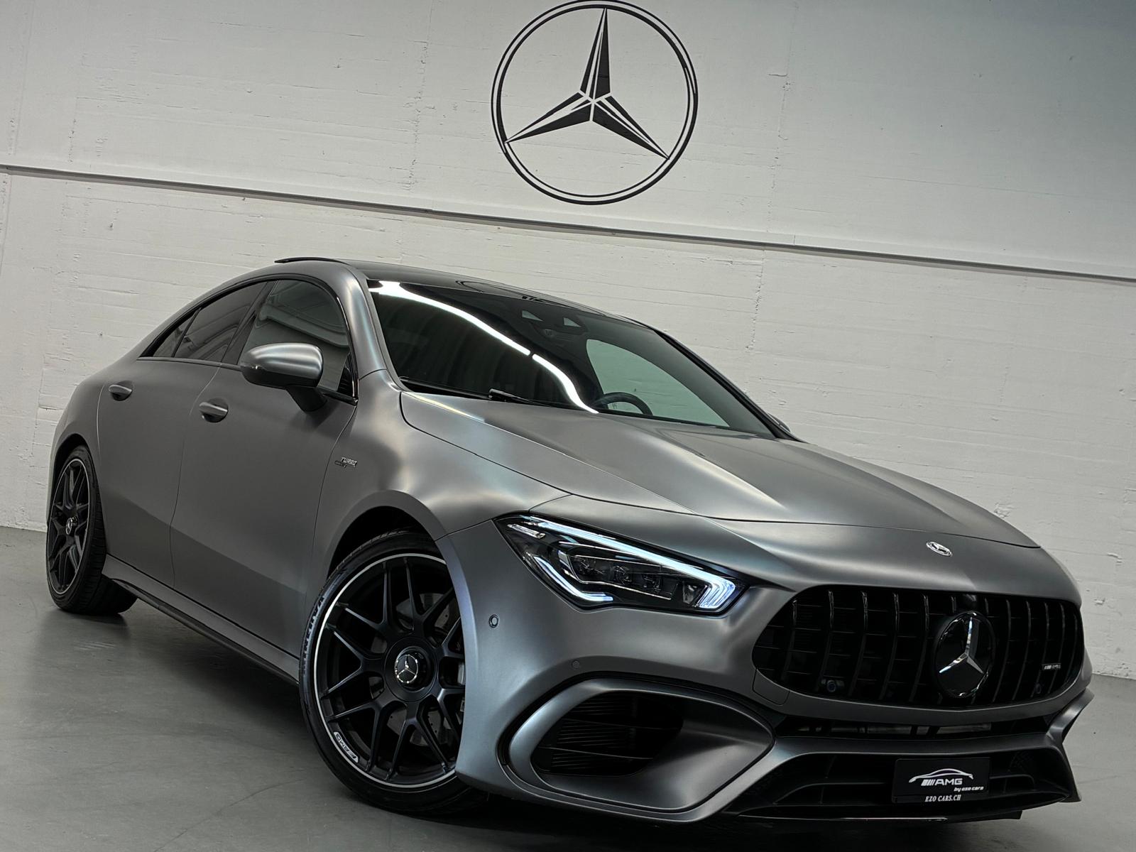 MERCEDES-BENZ CLA 45 AMG 4Matic+ 8G-DCT Mattgrey Black Performance Aktionsleasing ab 499.- mit 2 Jahre Garantie