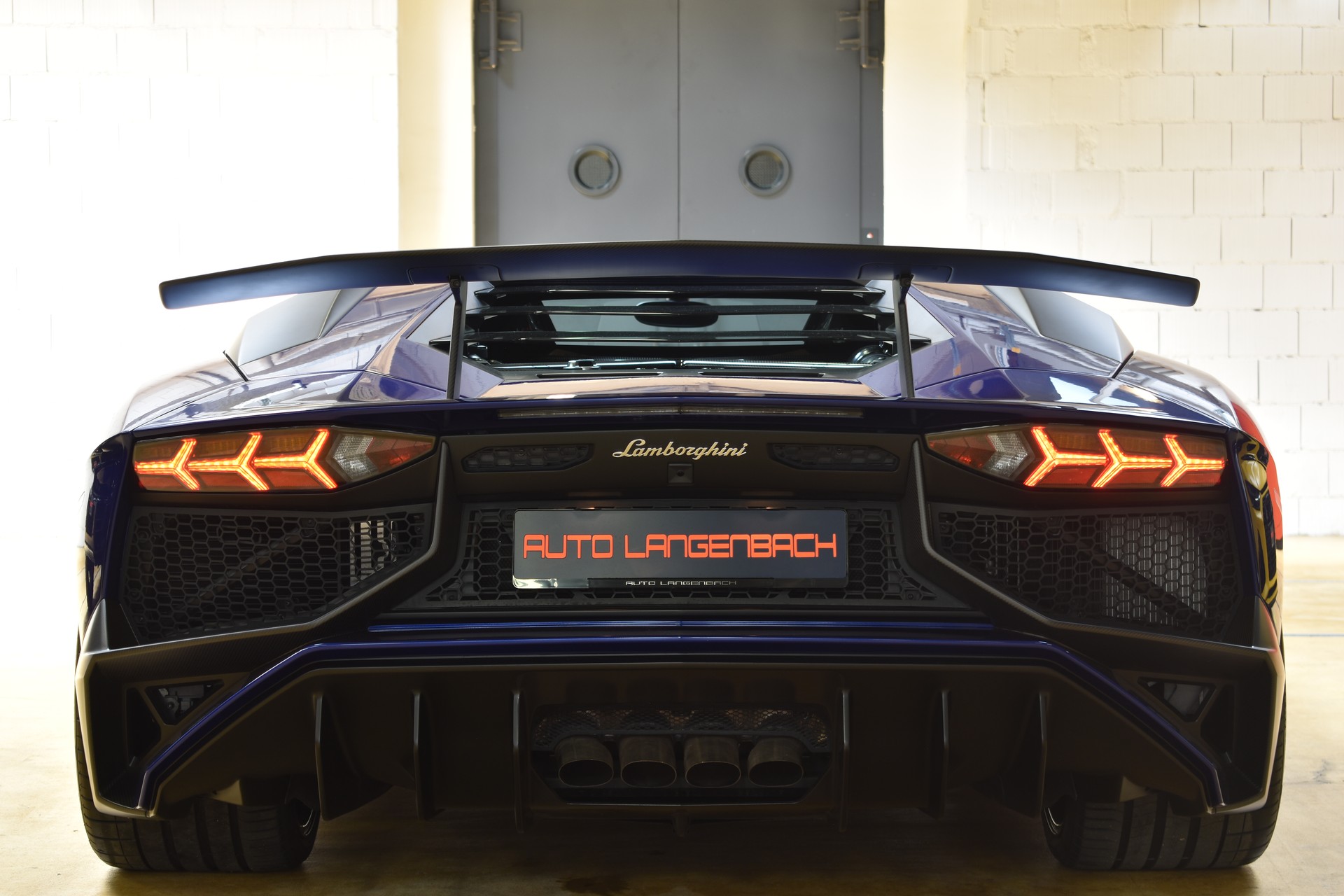 LAMBORGHINI Aventador LP750-4 SuperVeloce Coupé E-Gear "Blue-Sideris"-image-12