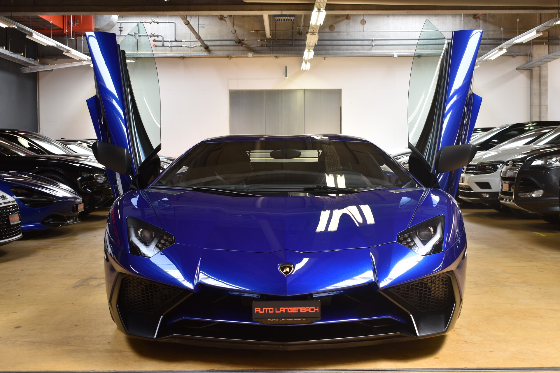 LAMBORGHINI Aventador LP750-4 SuperVeloce Coupé E-Gear "Blue-Sideris"-image-9