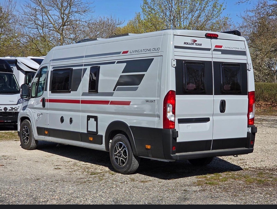 ROLLER TEAM Livingstone GO Duo "Solar" 2,2 HDi Modell 2026 8-Gang-Automat mit Abstandsregeltempomat auf Citroen Jumper/ Fiat Ducato Basis-image-1