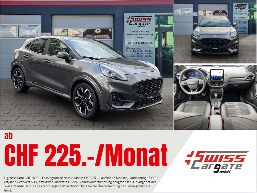 FORD Puma 1.0 MHEV ST-Line X Automat mit B&O & Winterreifen-image-0