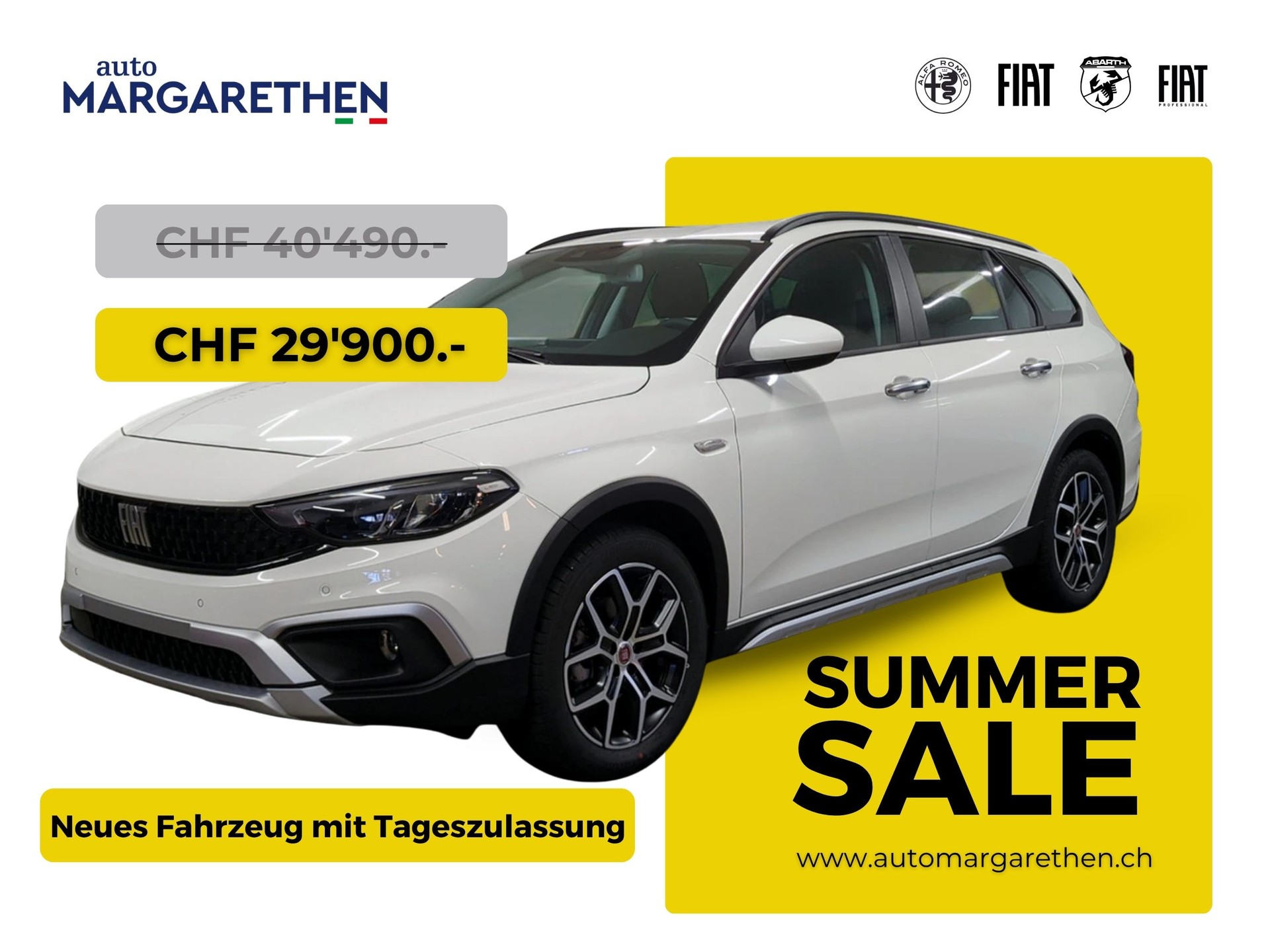 FIAT Tipo SW 1.5T MHEV Swiss Ed. Cross DCT7 130 PS
