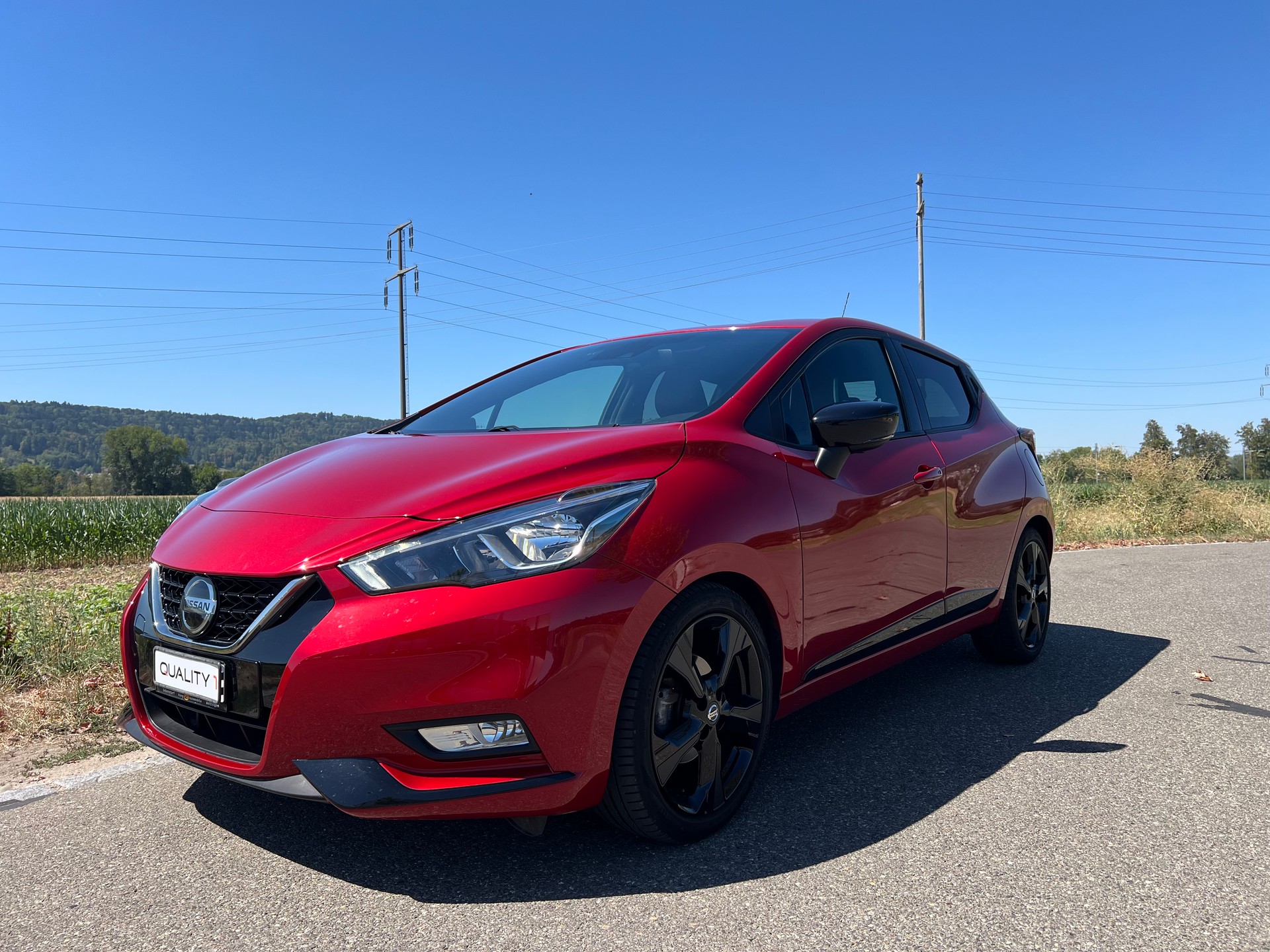 NISSAN Micra IG-T100 Xtronic Tekna AVM+LED+Leder Insp.Red-showroom-element-1