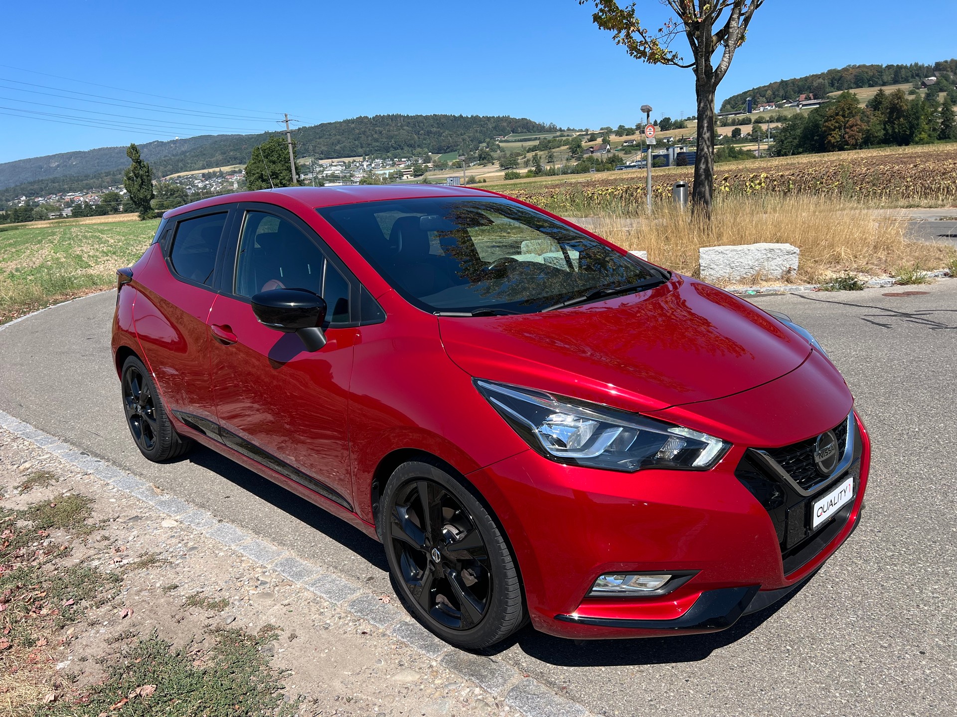 NISSAN Micra IG-T100 Xtronic Tekna AVM+LED+Leder Insp.Red