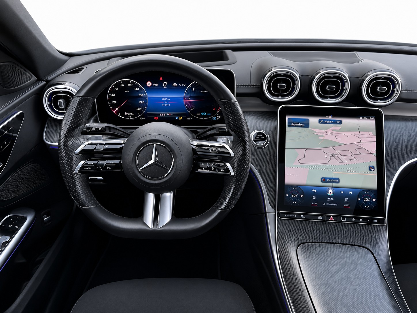 MERCEDES-BENZ C 220 d Swiss Star AMG Line 4matic Kombi * CH FAHRZEUG *-image-13