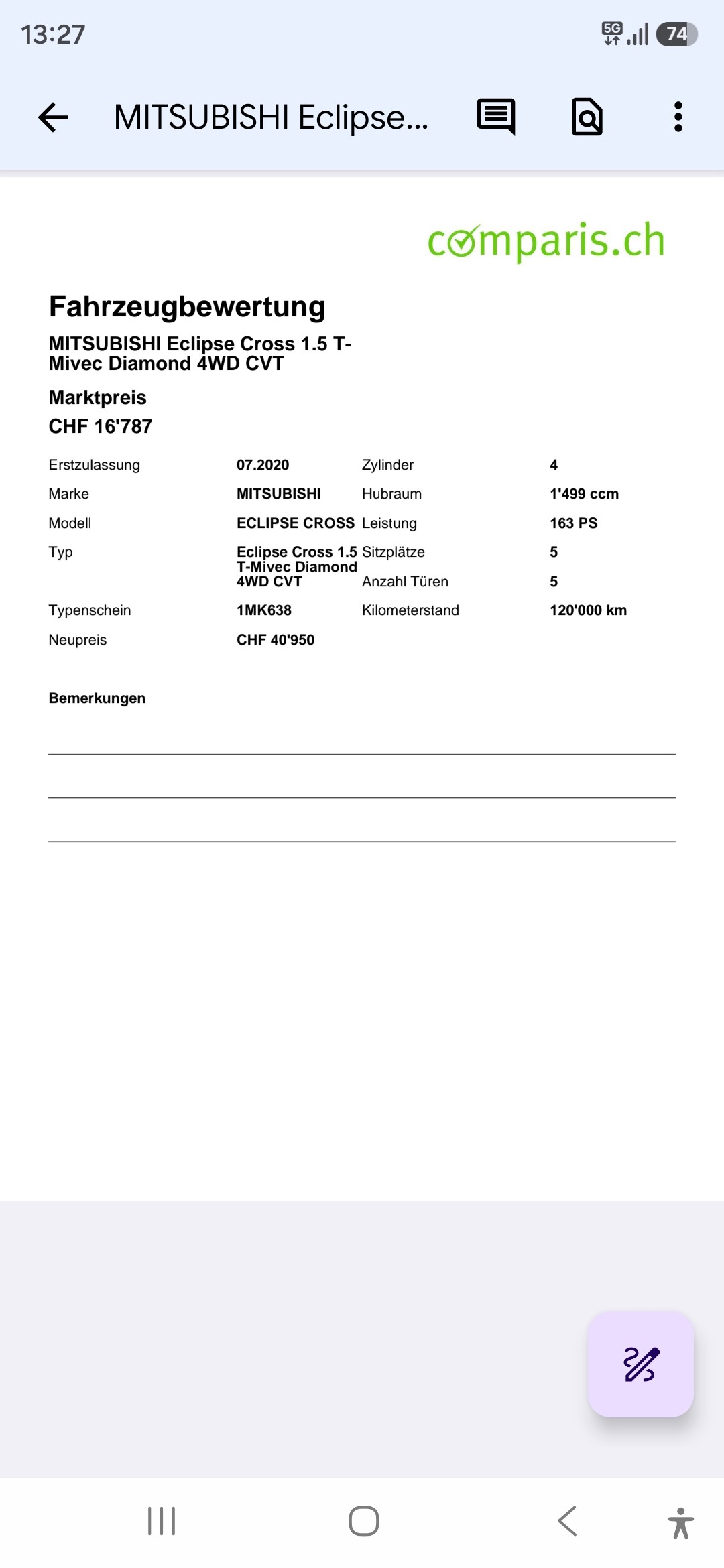 MITSUBISHI Eclipse Cross 1.5 T-Mivec Diamond Swiss 4WD CVT-image-11