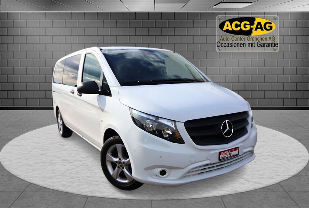 MERCEDES-BENZ Vito 119 CDI Lang Select Tourer 9G-Tronic ** Gr-Navi ** RF-Kamera ** Anh-Kupplung ** 5-Plätzer ** Mit Alu-Laderampe ** Ab MFK **-image-0