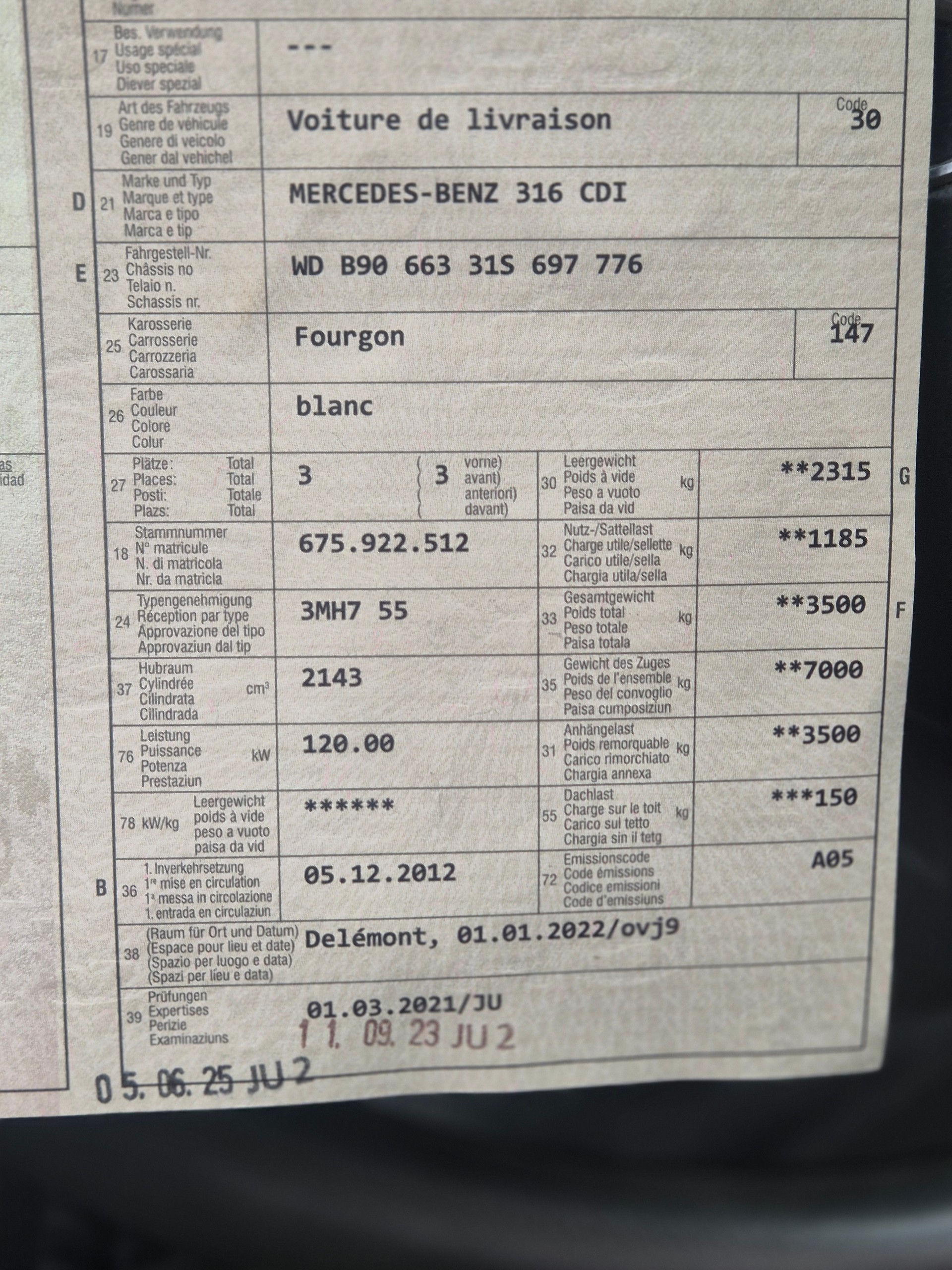 MERCEDES-BENZ Sprinter 316 CDI normal-image-4