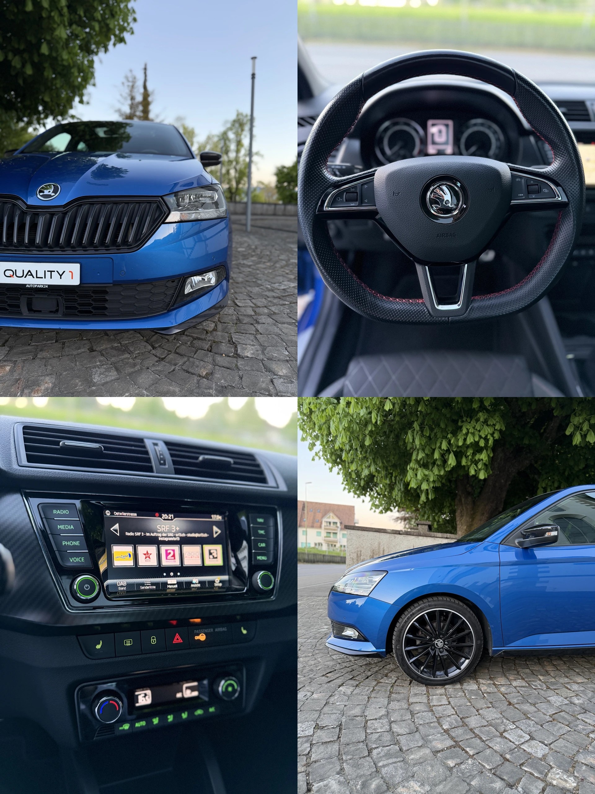 SKODA Fabia 1.0 TSI Monte Carlo / Ab MFK / Service gepflegt / 36 Monate Garantie exkl. / Sportsitze / Panorama / LED / DAB / ACC-image-15
