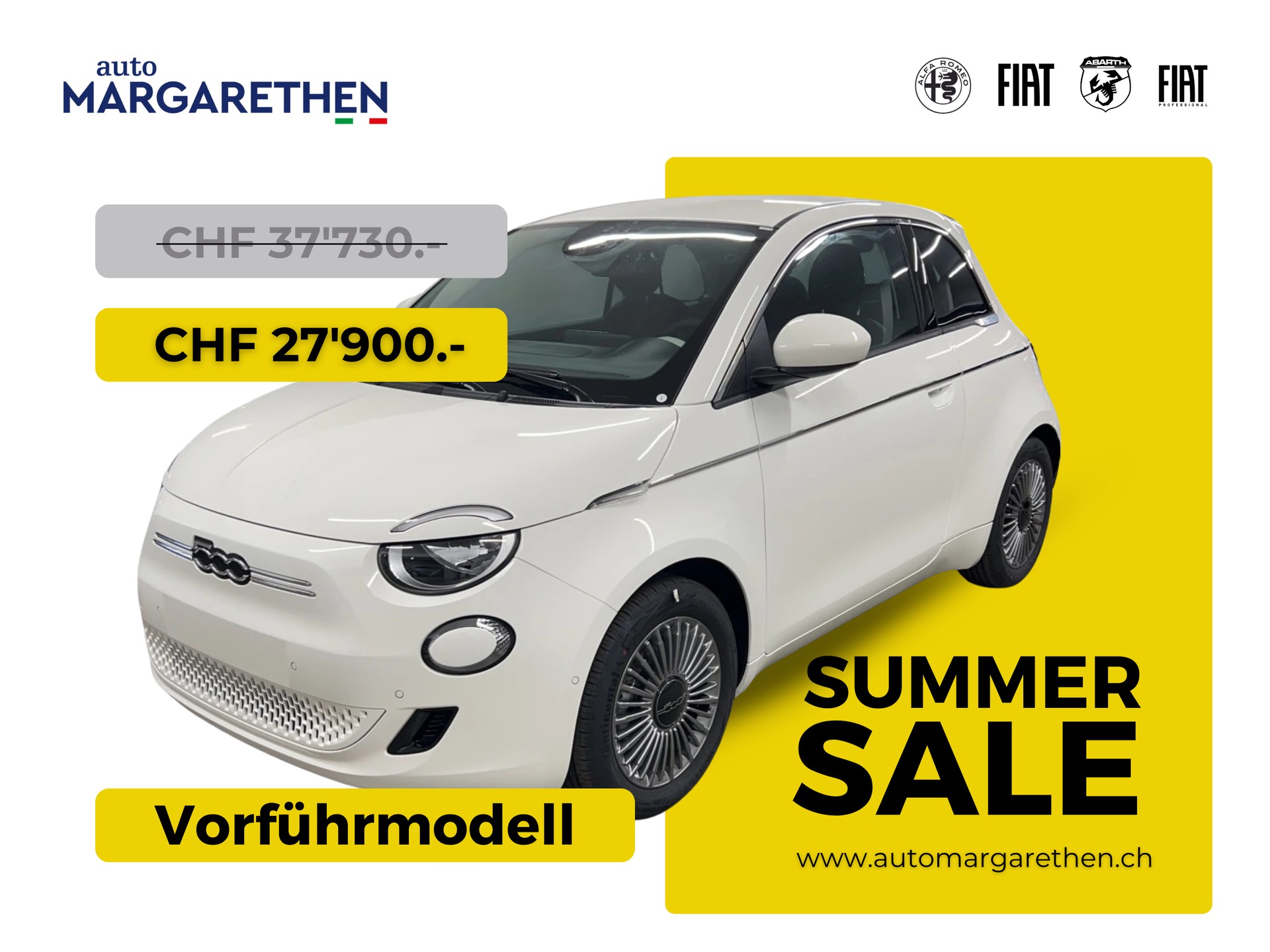 FIAT 500 el 87kW Swiss Edition